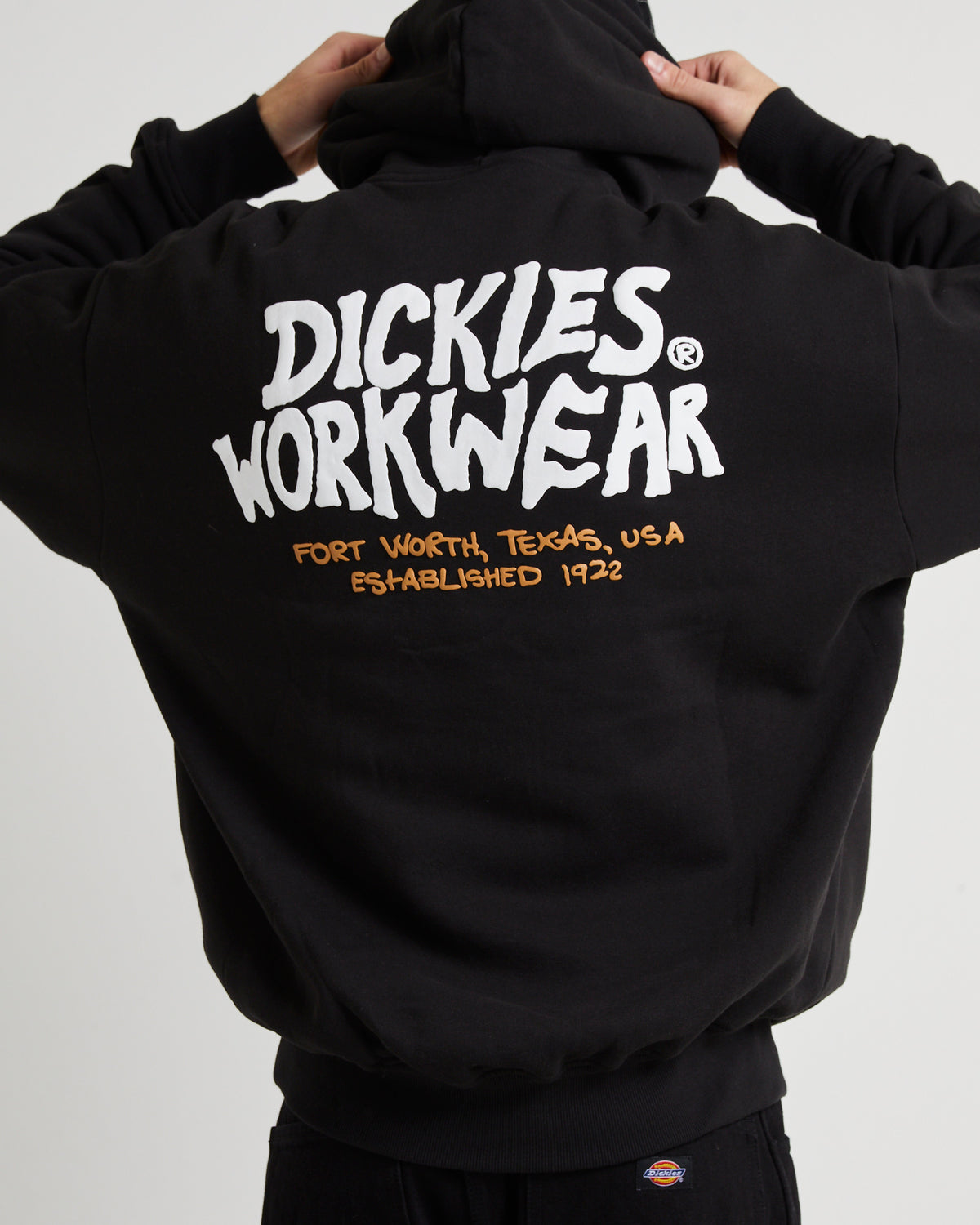 Work Hoodie Black BLACK