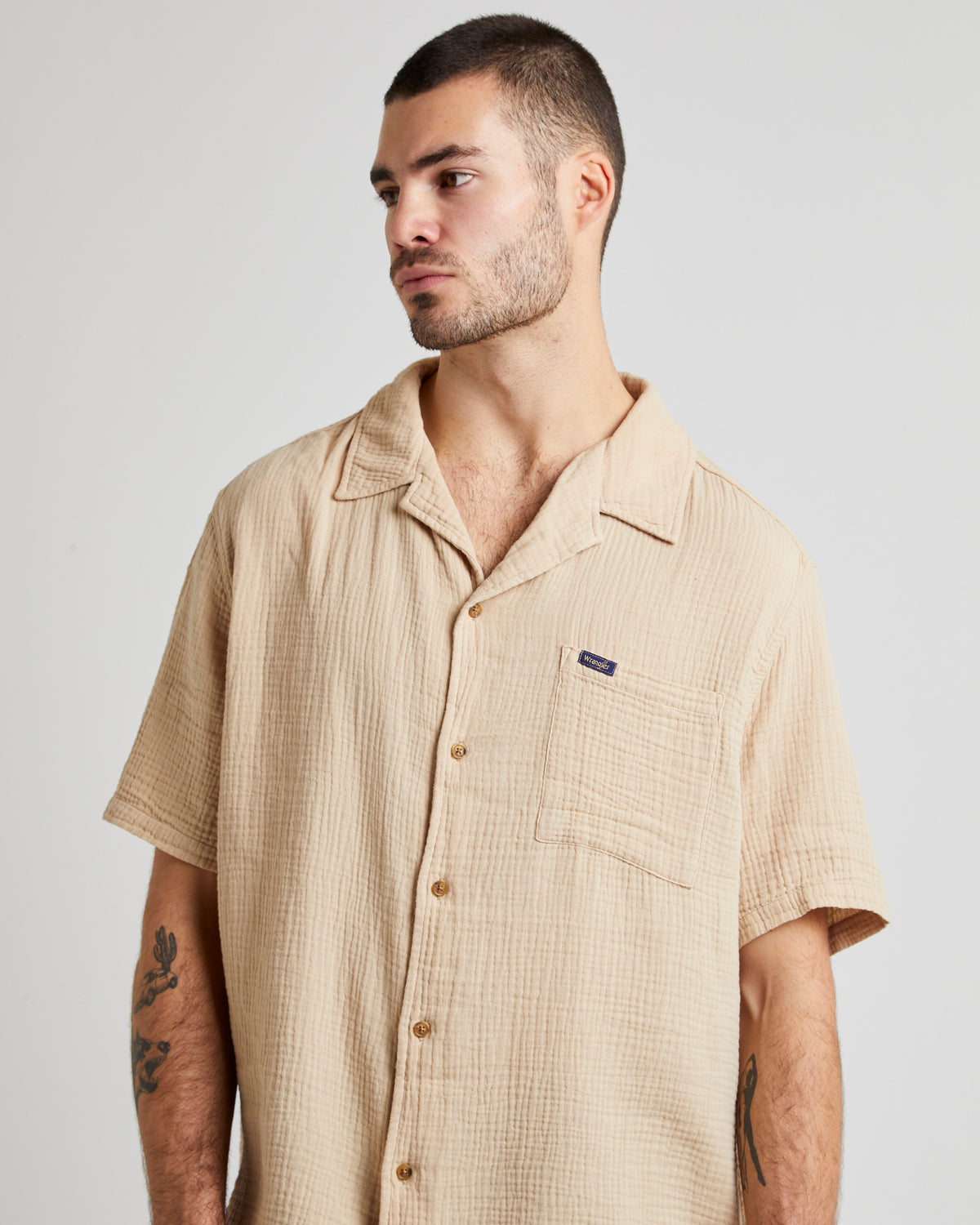 RESORT SHIRT CREPE DRIFTWOOD DRIFTWOOK