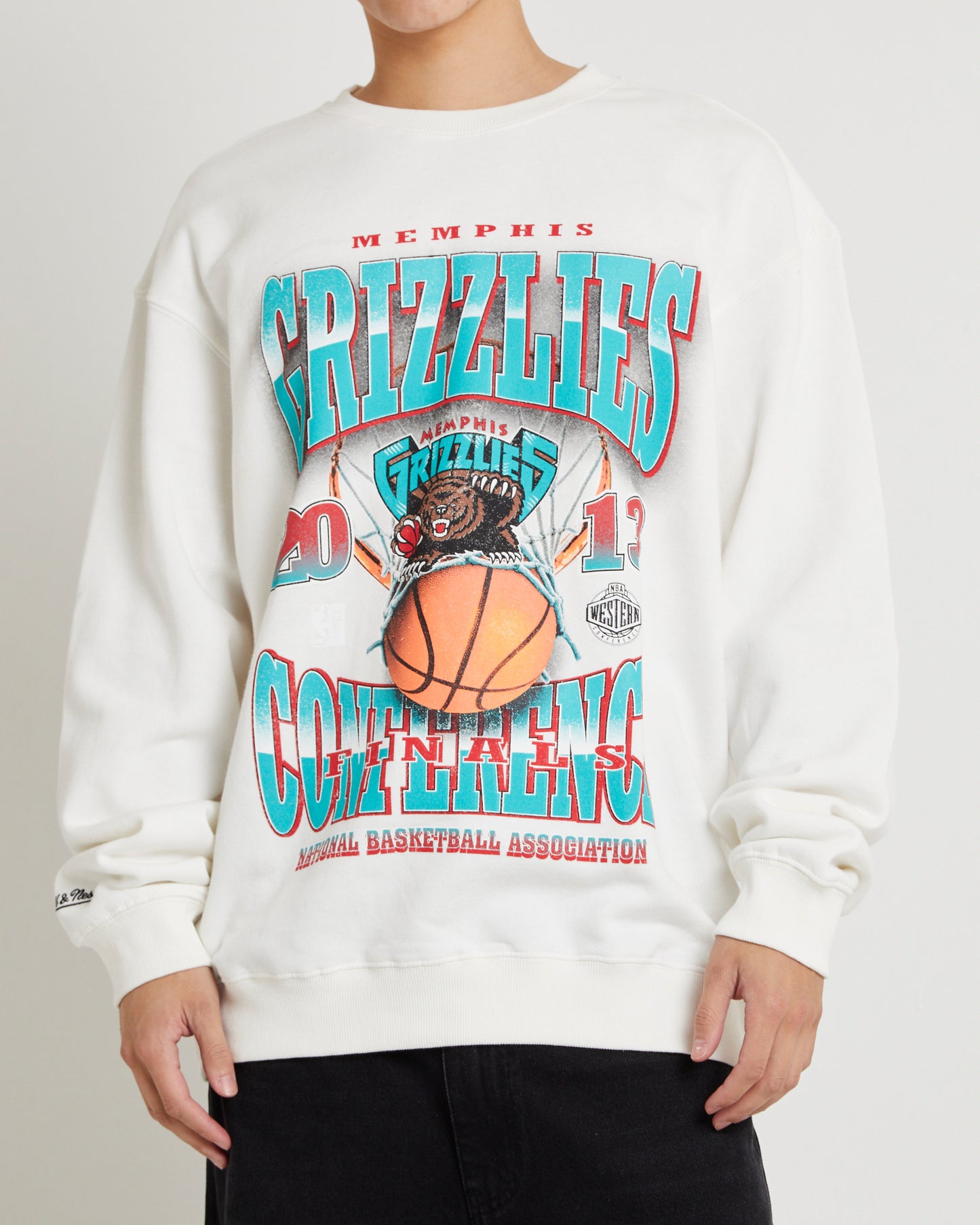 Tri 2.0 Grizzlies Crew Vintage White