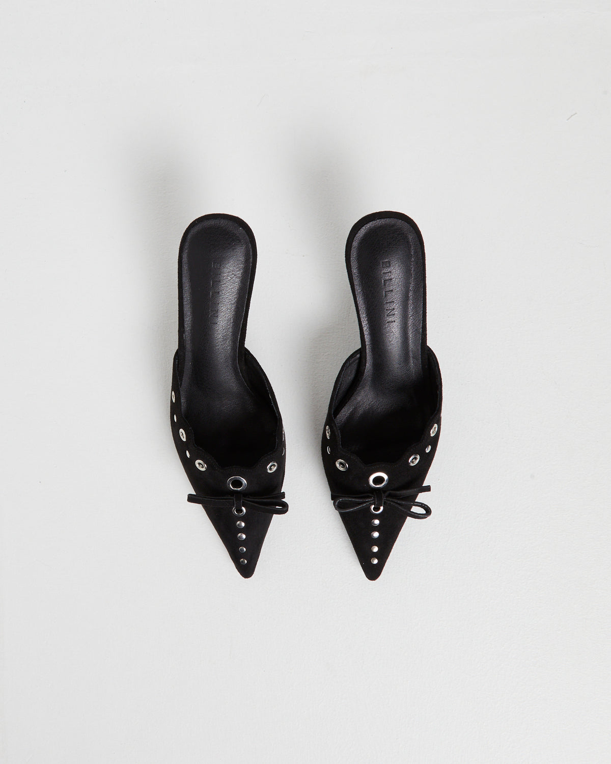 Elio Pointed Mule Black Suede BLACK SUEDE