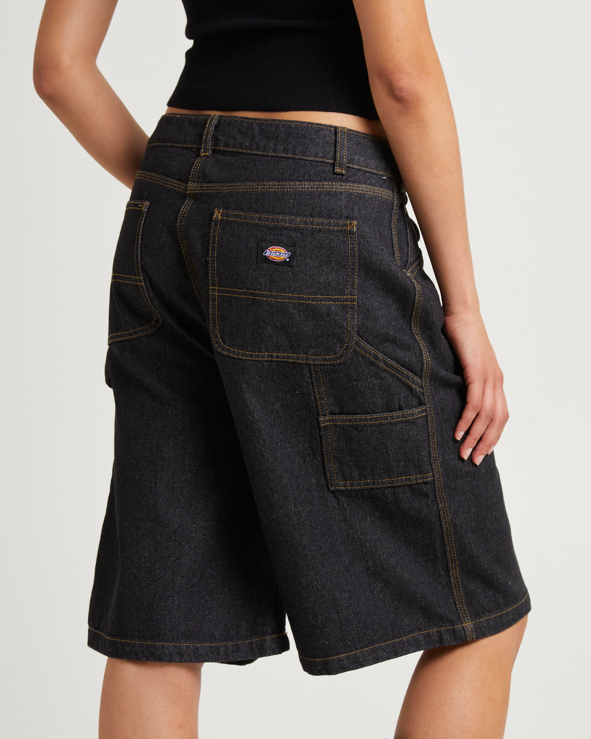 Madison Denim Shorts BLACK DENIM