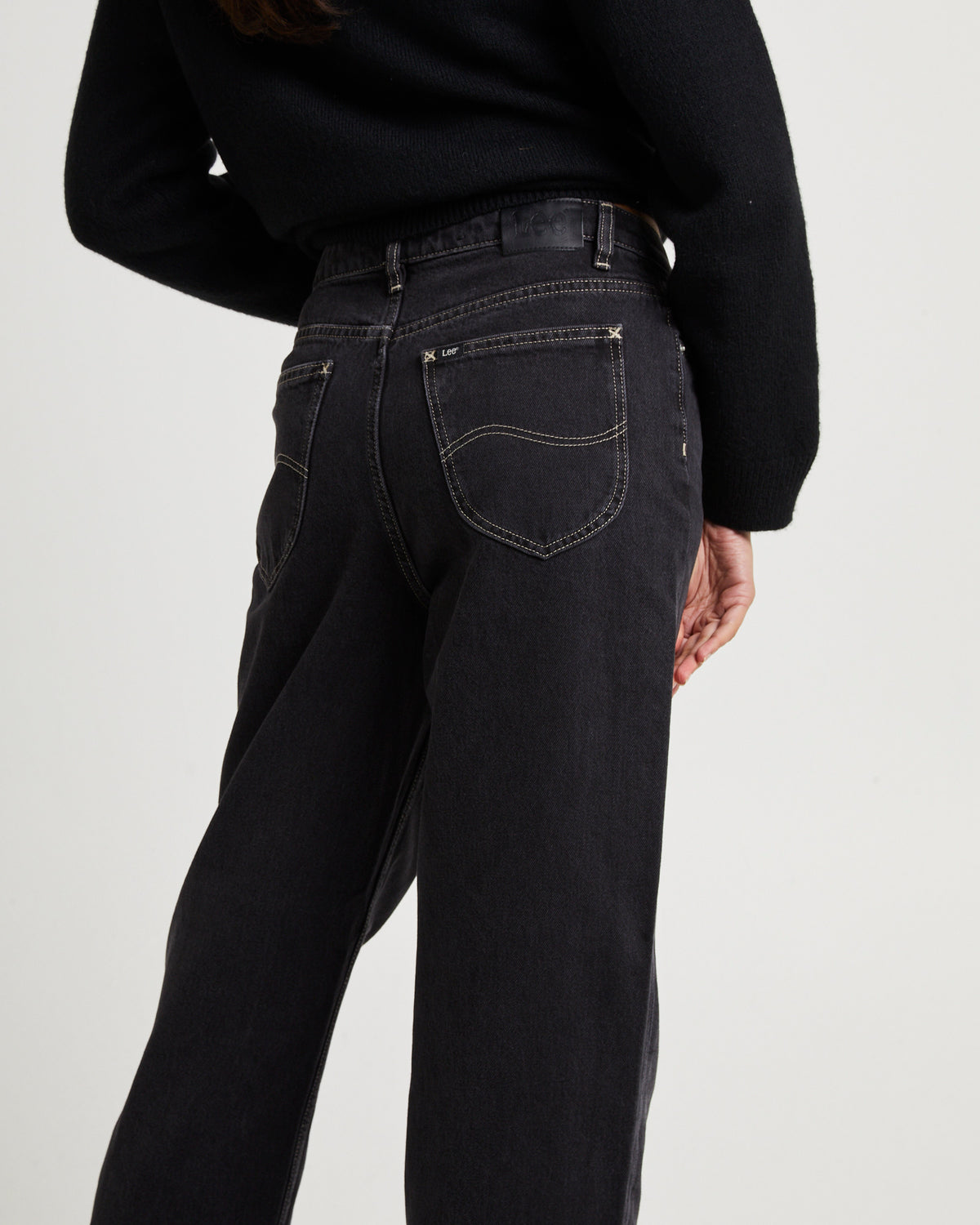 90's Mid Baggy Denim Jeans Throwback THROWBACK BLACK