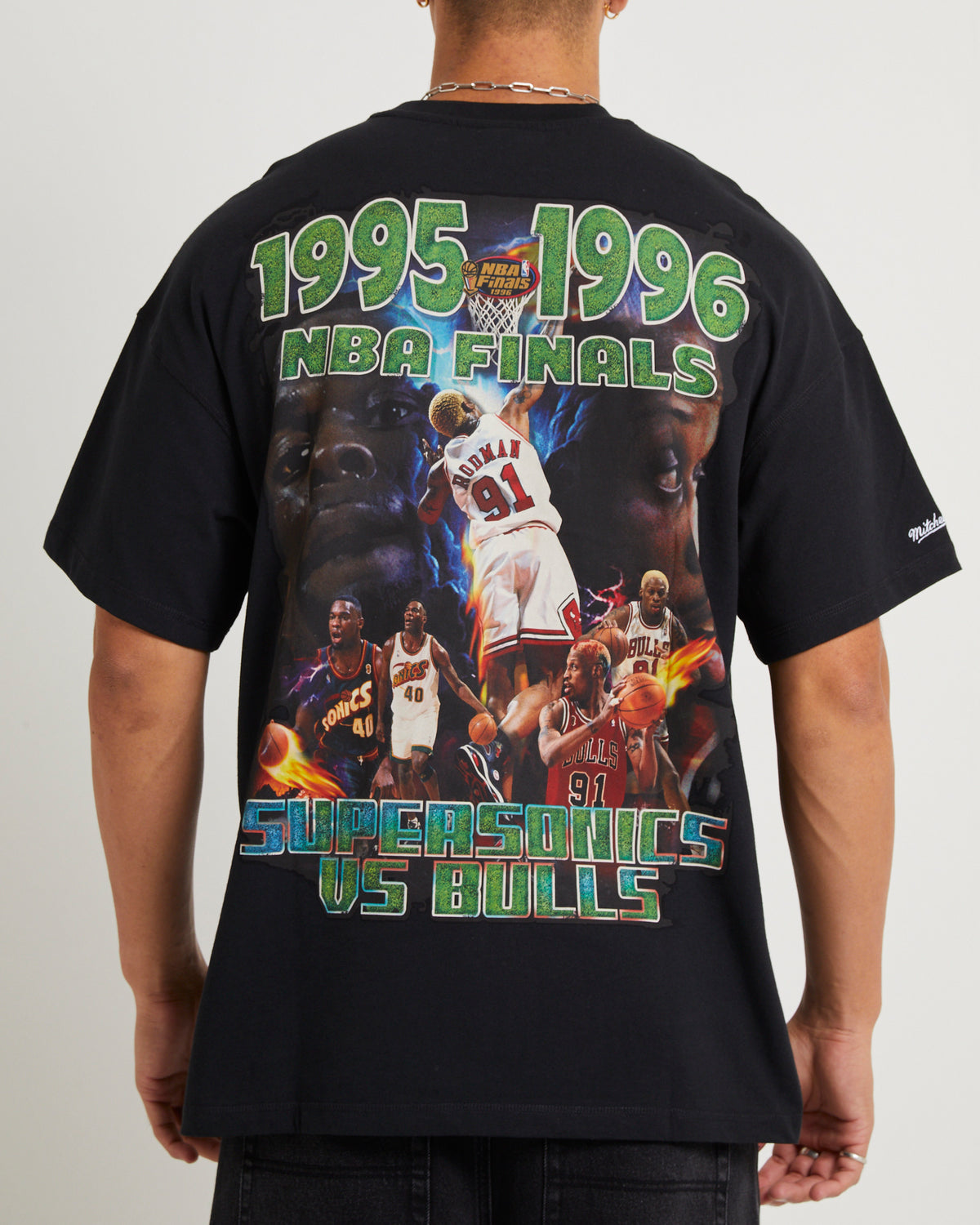 1989 NBA Finals T-Shirt FADED BLACK