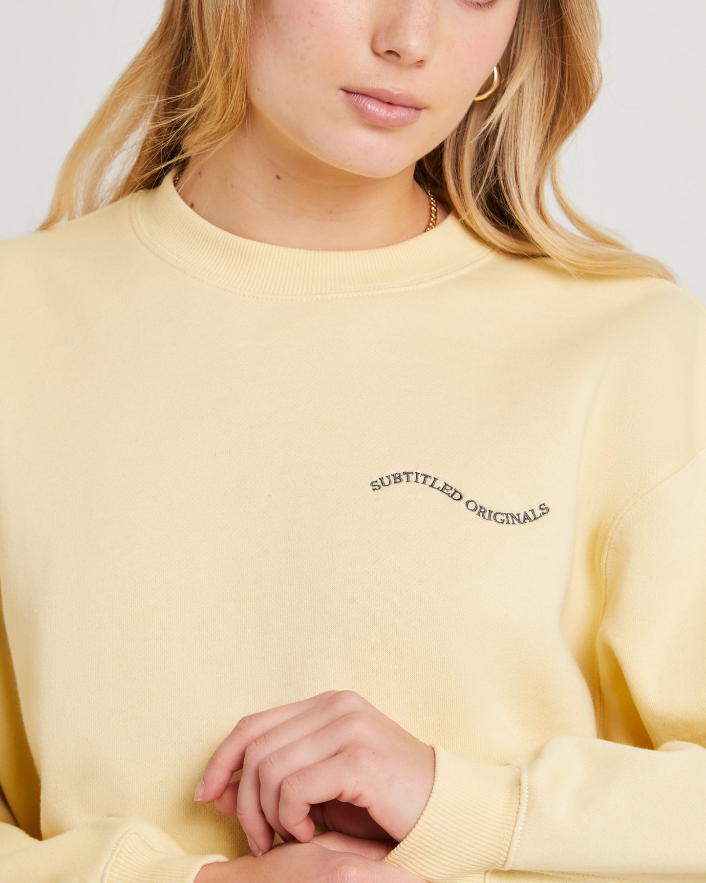 Oversized Wave Origin Fleece Jumper
