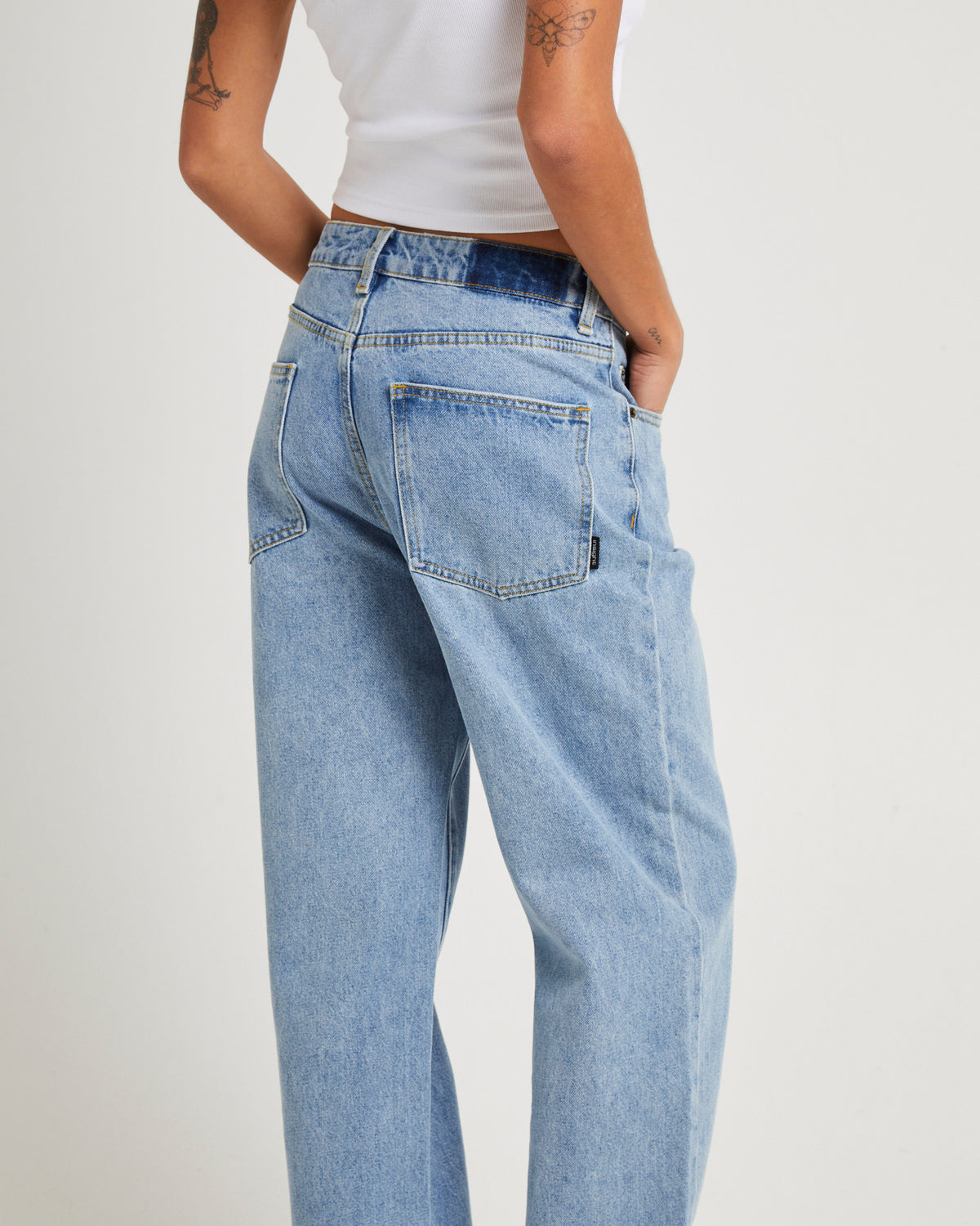 Bobby Baggy Dad Denim Jeans ISLAND BLUE