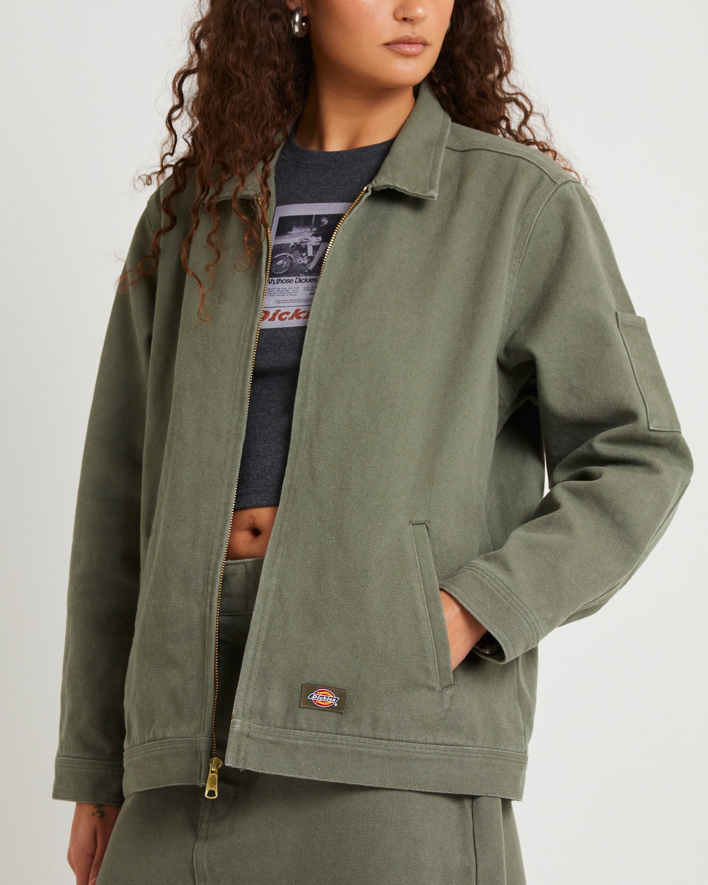 Eisenhower Lined Washed Canvas Jacket