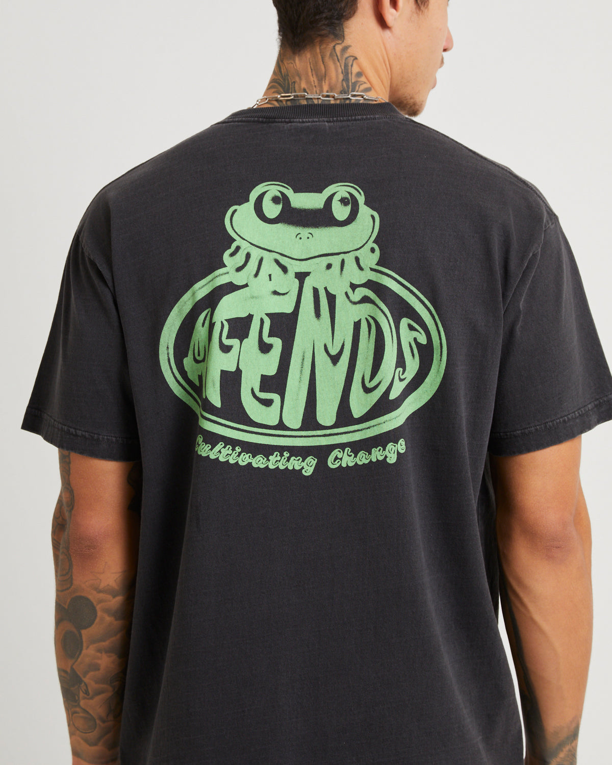 Frogga Heavy Boxy Fit T-Shirt Stone Black STONE BLACK