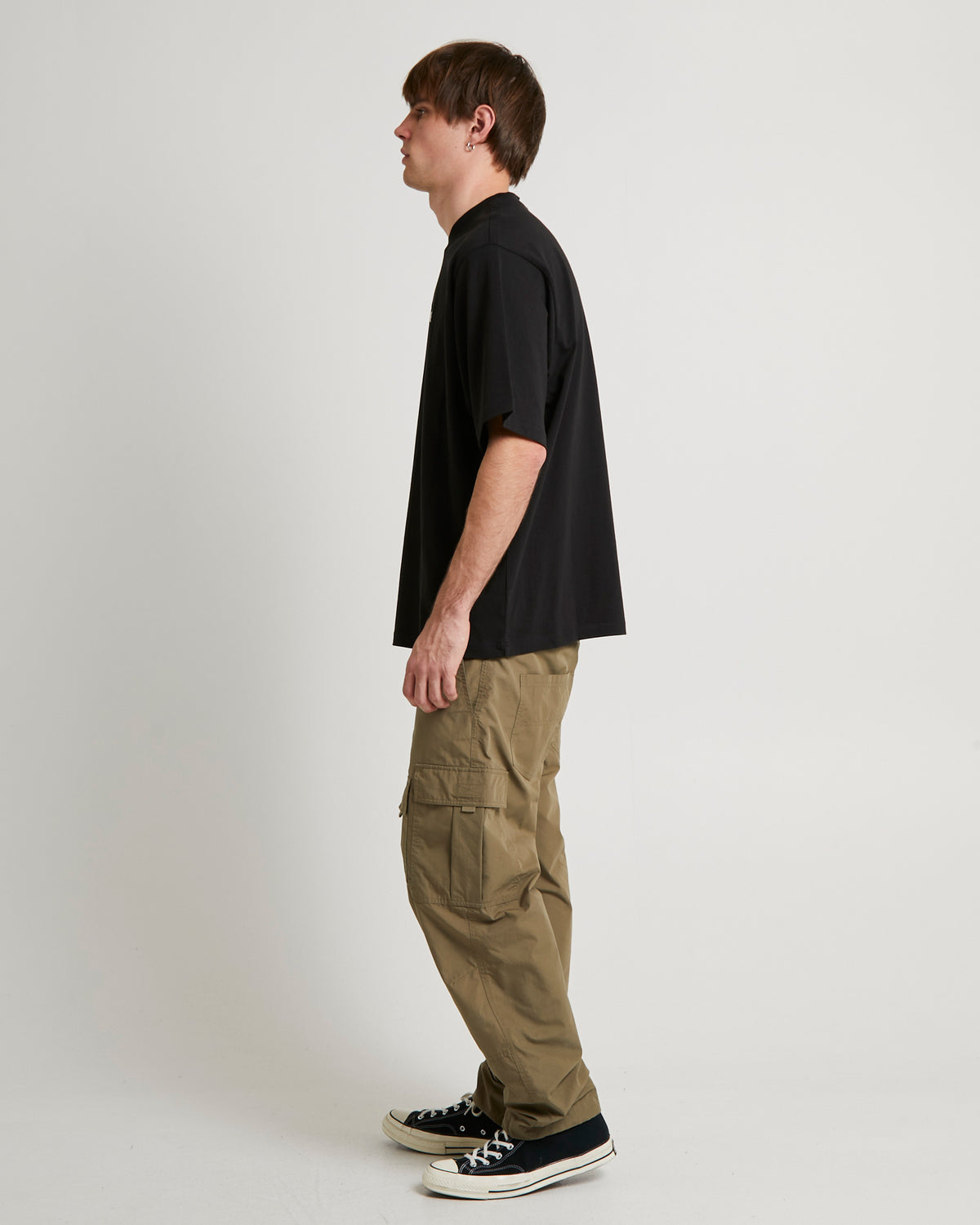 Mid-Script Heavyweight T-Shirt BLACK