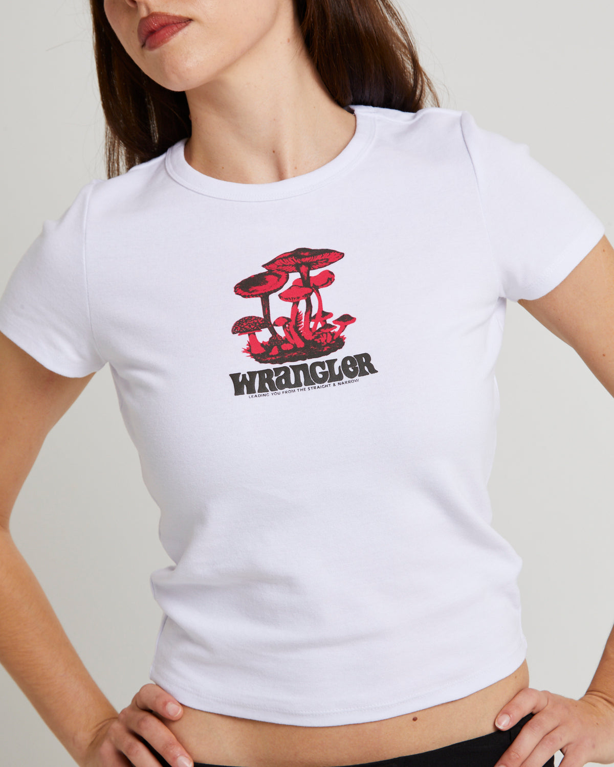Shroom Staple Rib T-Shirt OPTIC WHITE
