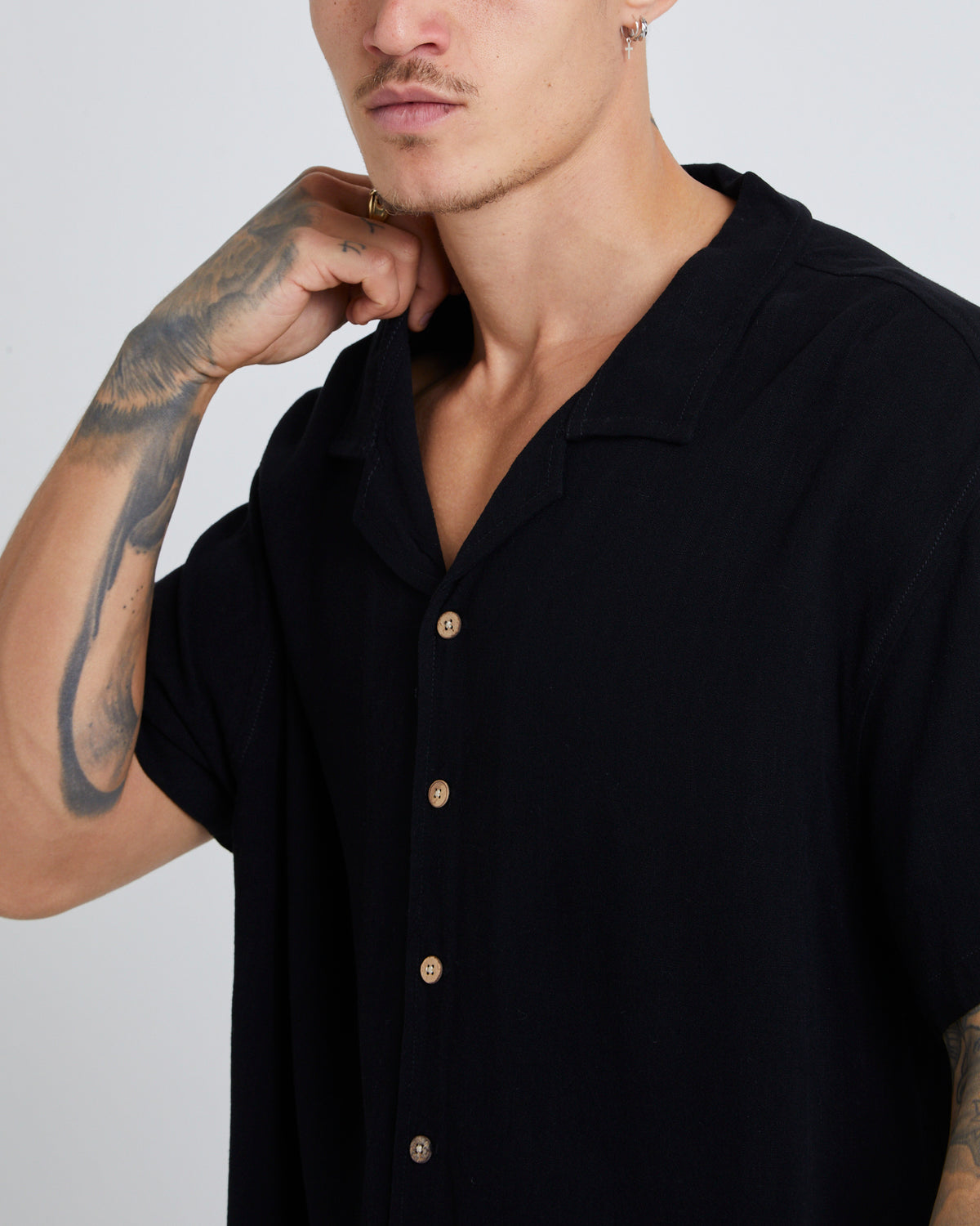 Ernie Resort Shirt BLACK