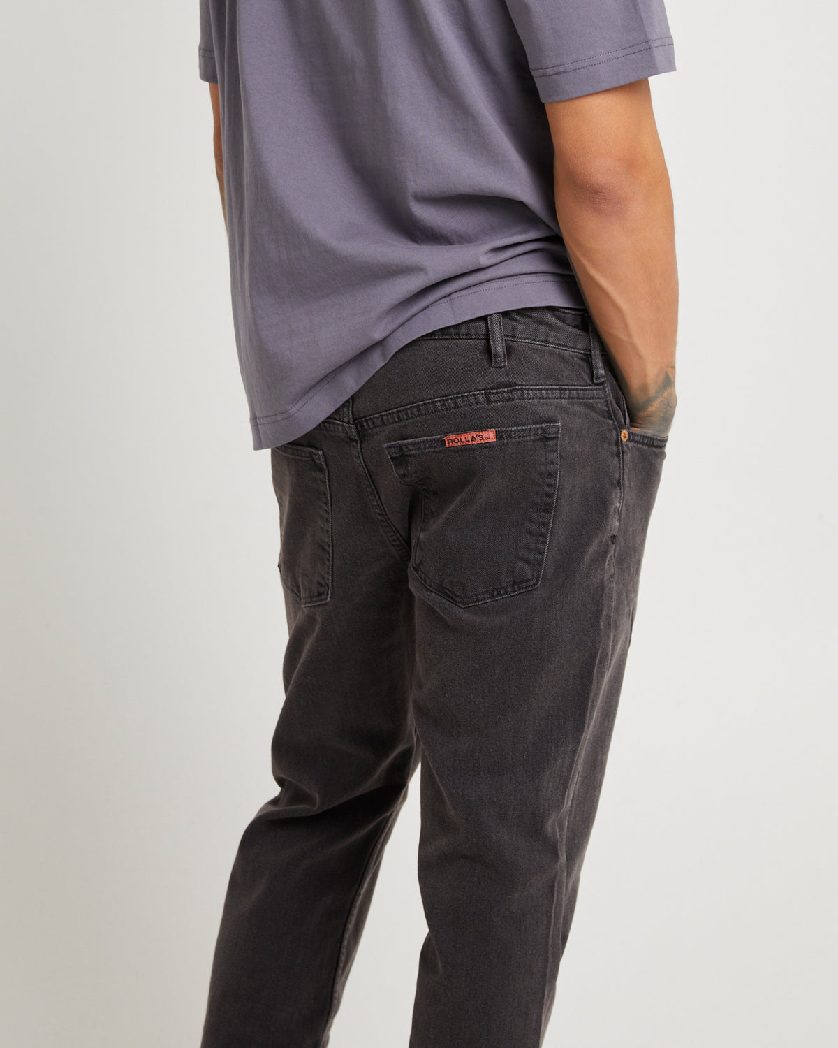 Relaxo Chop Comfort Denim Jeans STONE BLACK