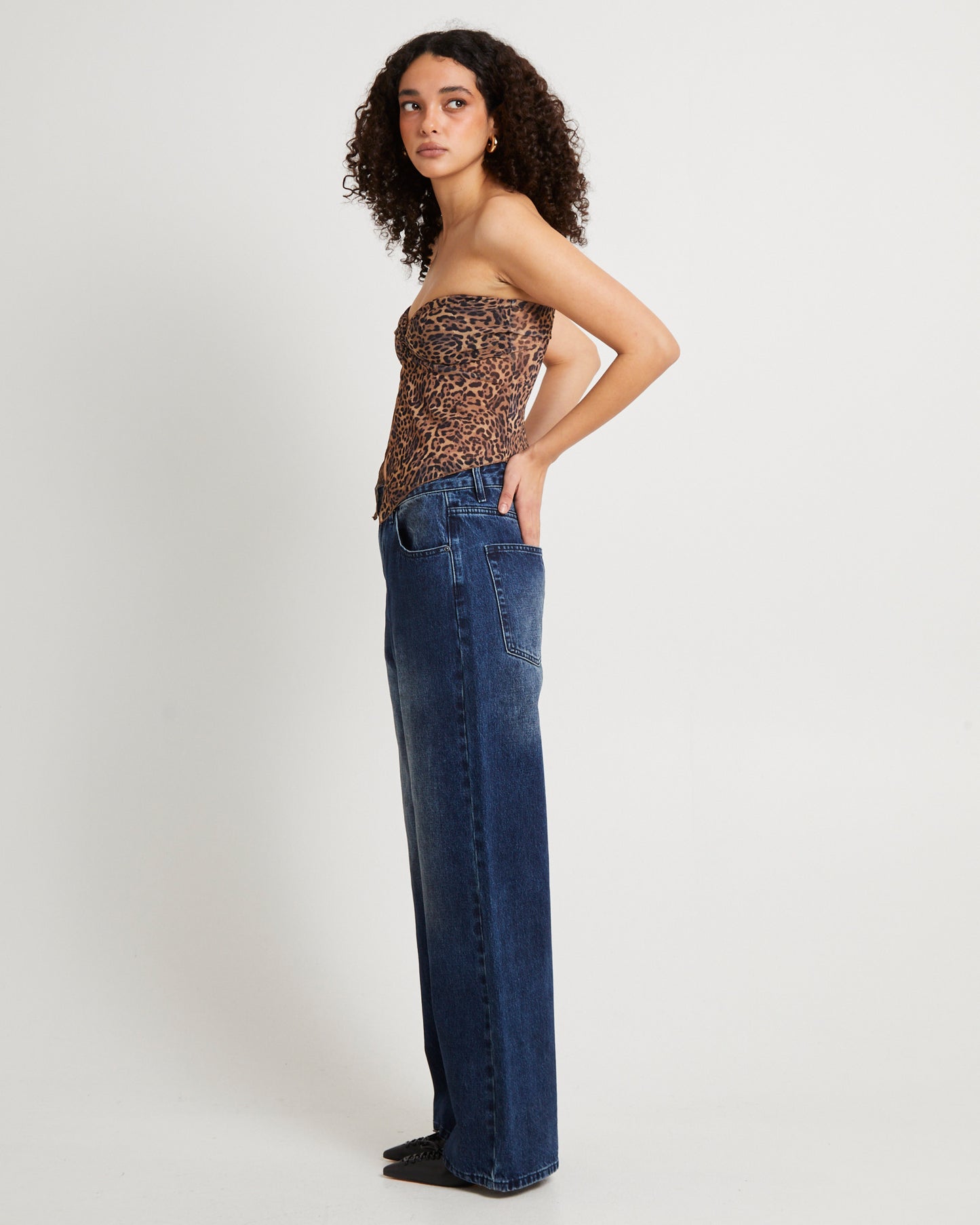 Mindy Butterflyhem Bandeau Top