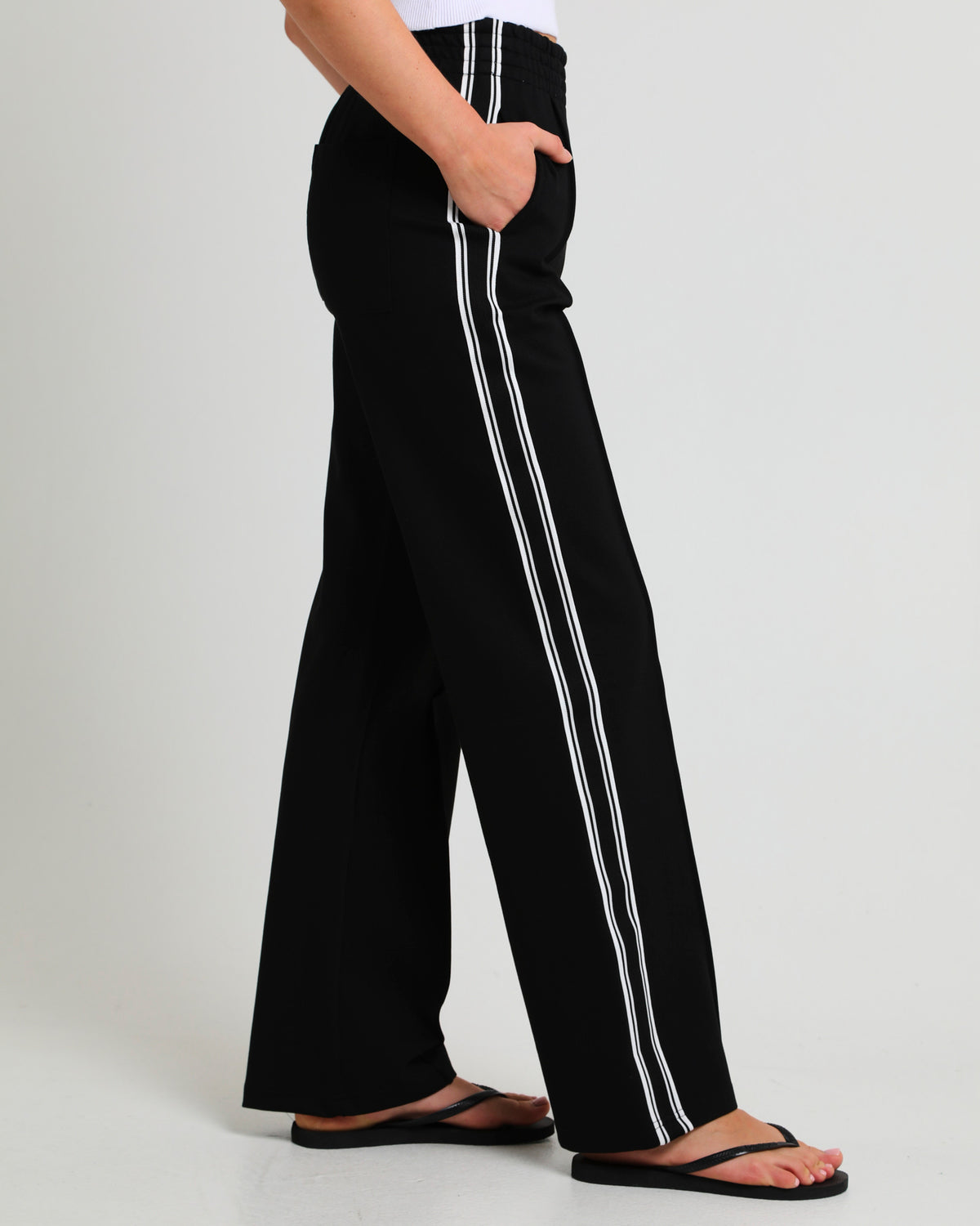 Stripe Pant BLACK