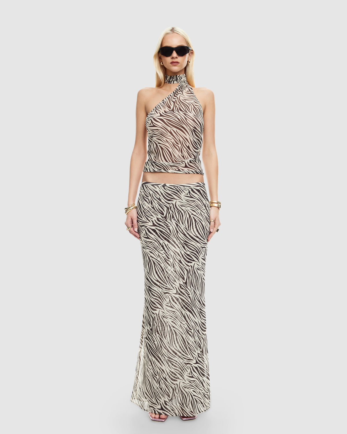 Endless Maxi Skirt ZEBRA