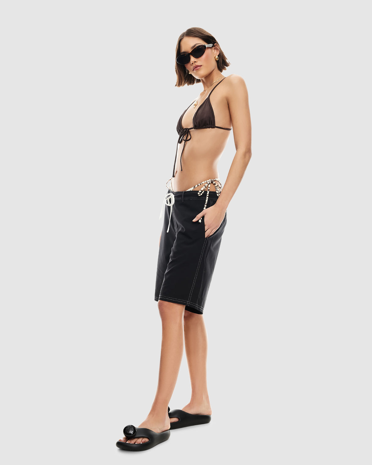 Vogue Contrast Shorts ONYX