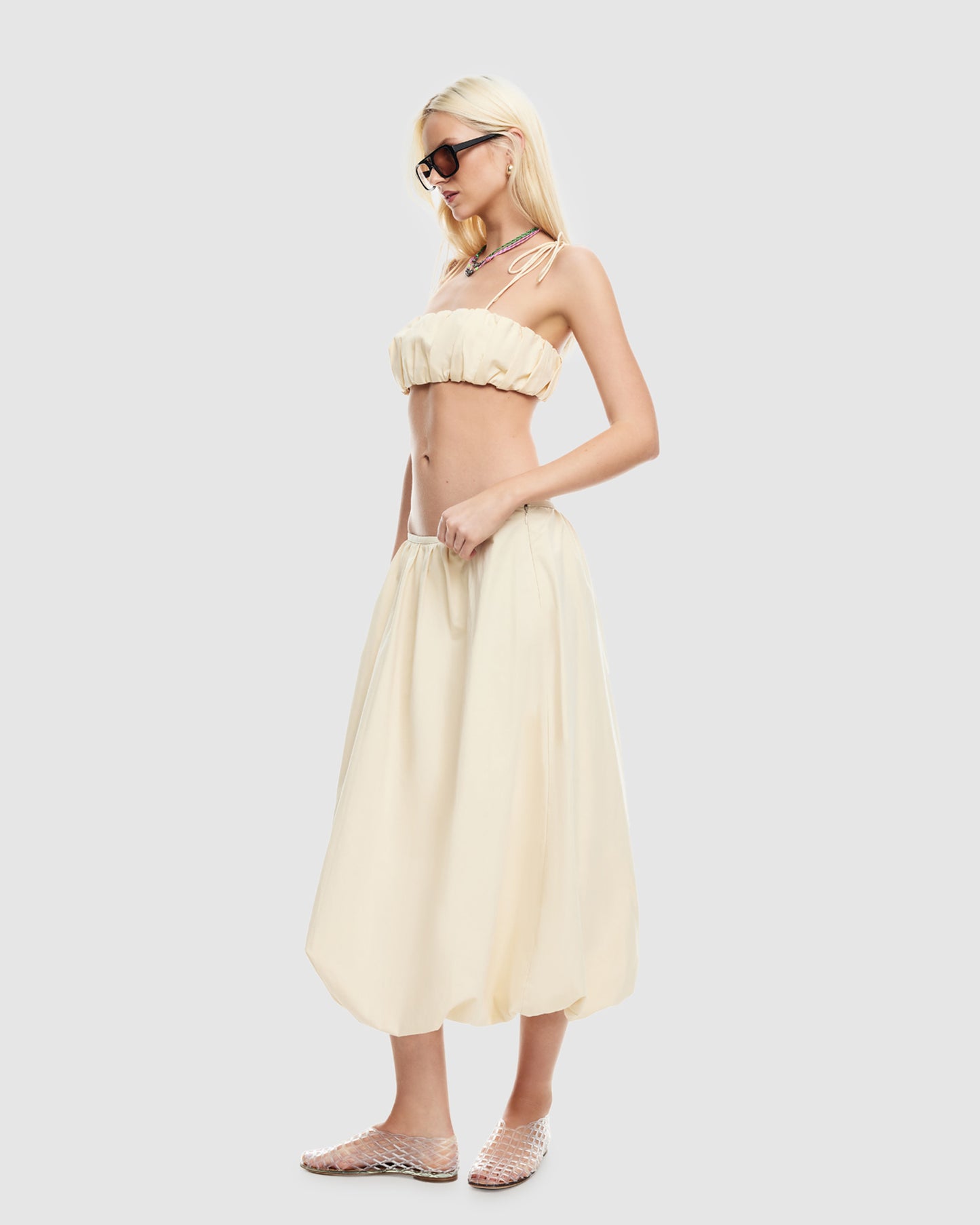 Intuition Bubble Midi Skirt