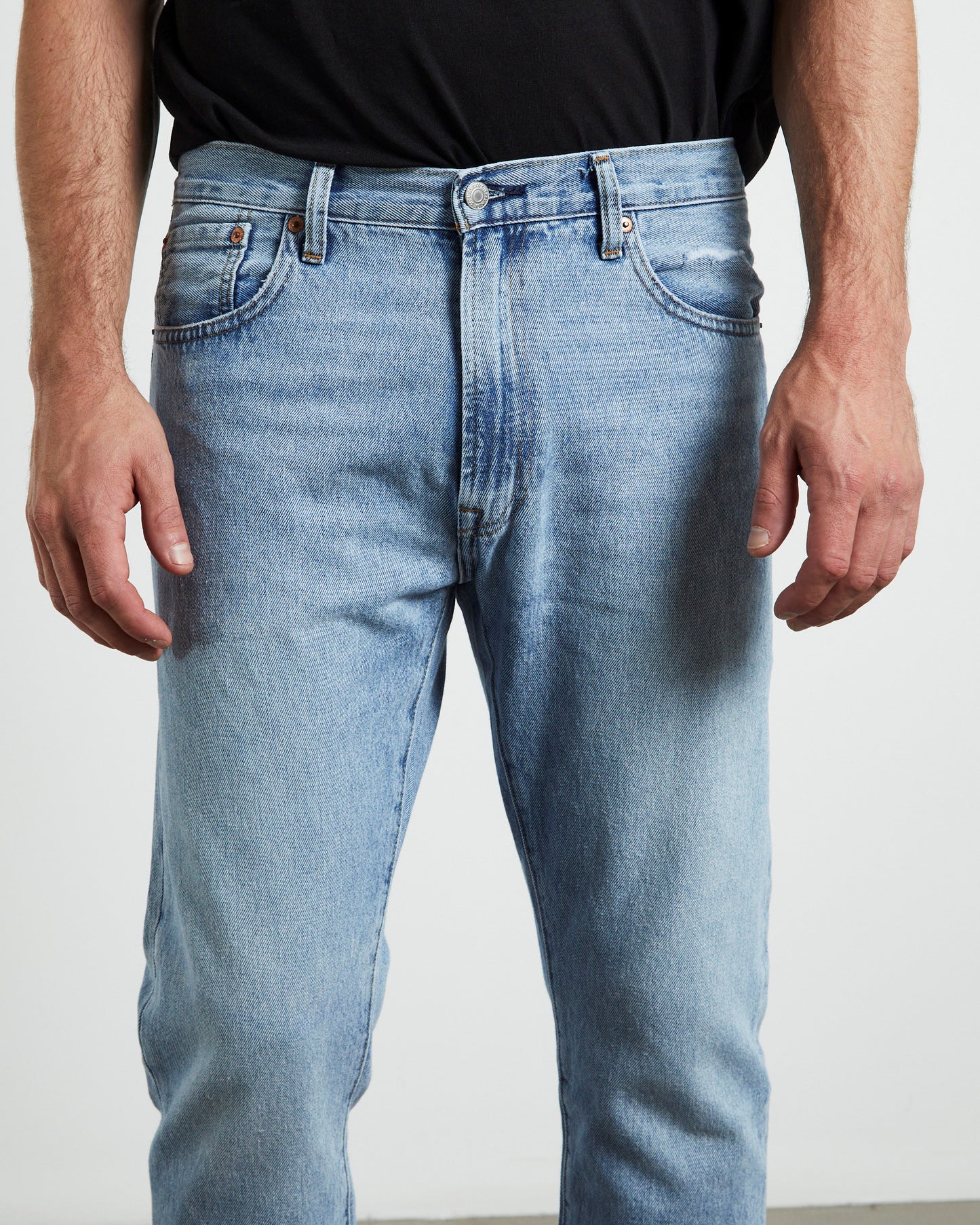 551Z Straight Crop Denim Jeans Dream Stone