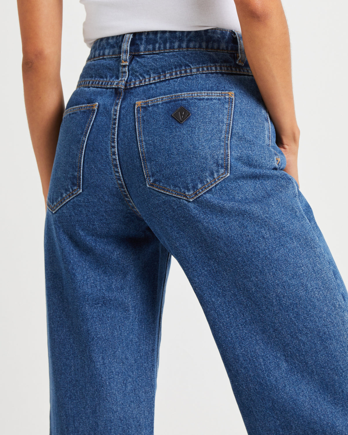 95 Mid Baggy Denim Jeans Bella MID BLUE