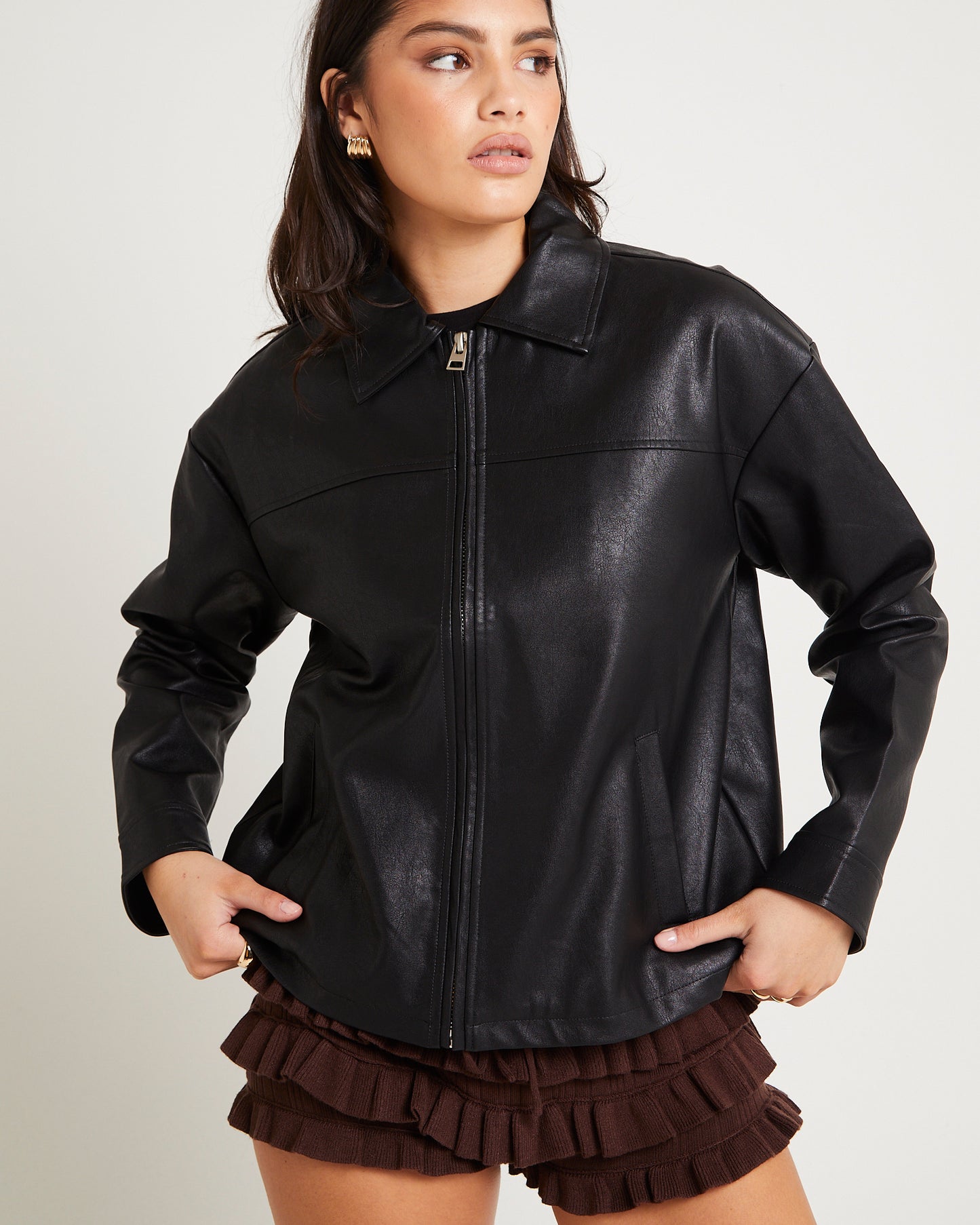 Clara Clean PU Jacket