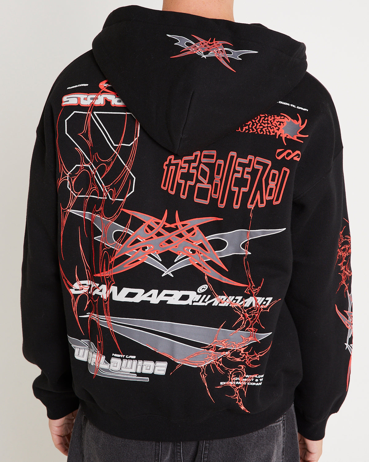 Biomechatron Hoodie BLK RED
