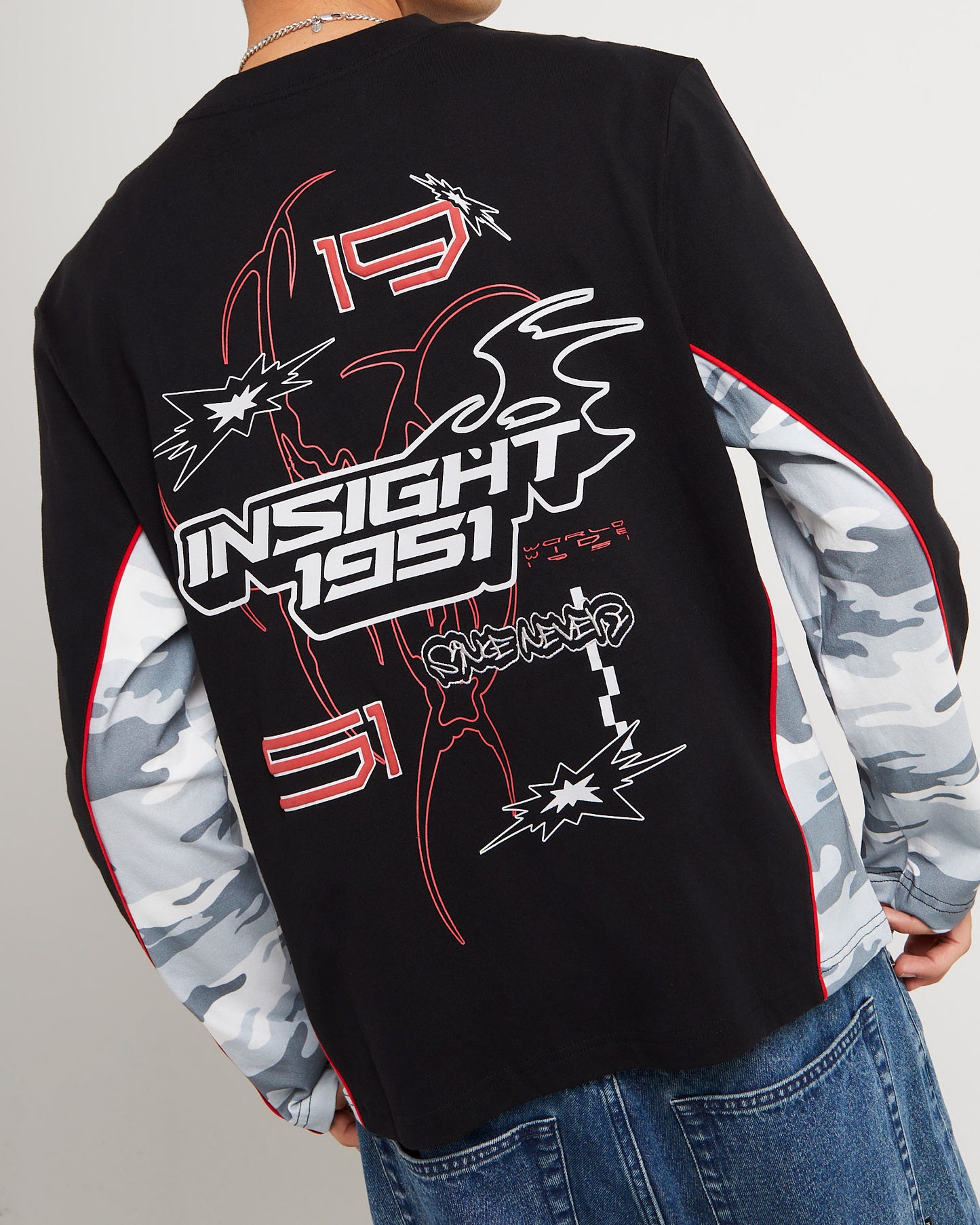 Fluid Camo Long Sleeve T-Shirt