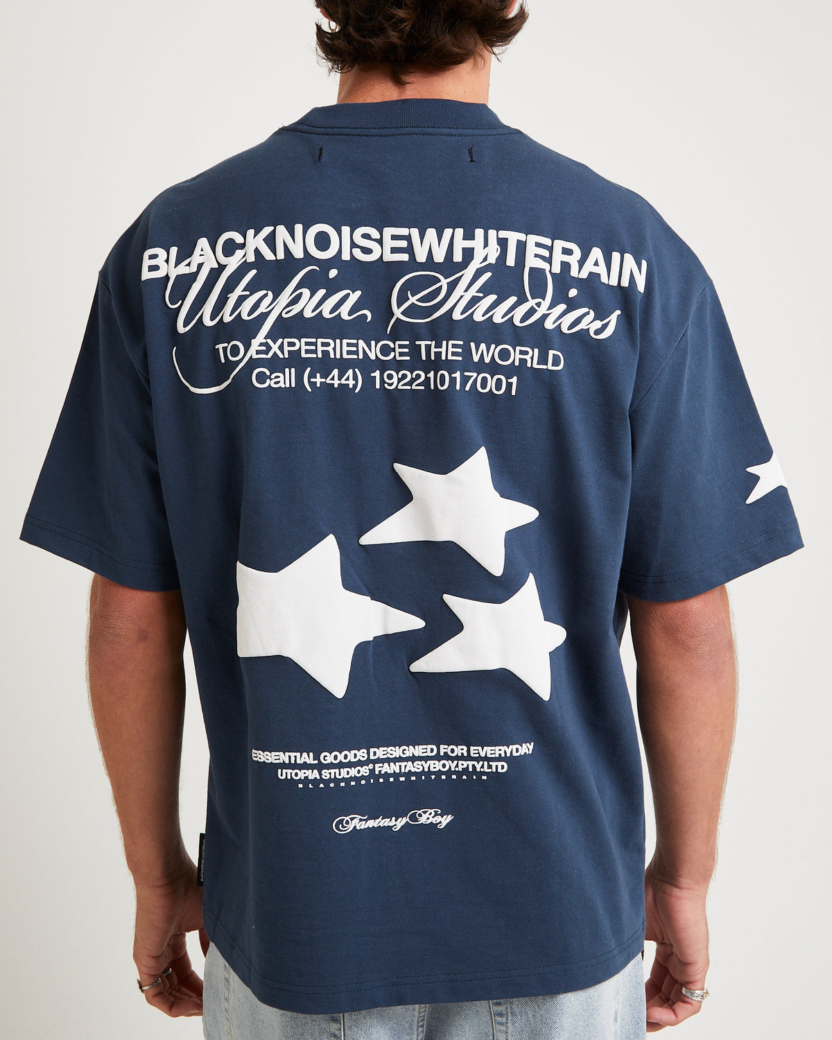 Utopia Starlight Crop T-Shirt NAVY