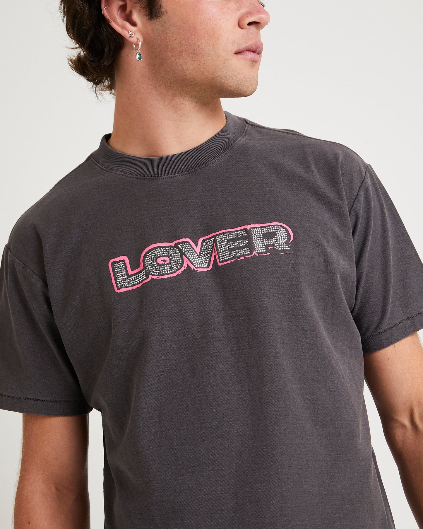 Lover Shrunken T-Shirt WASHED BLACK