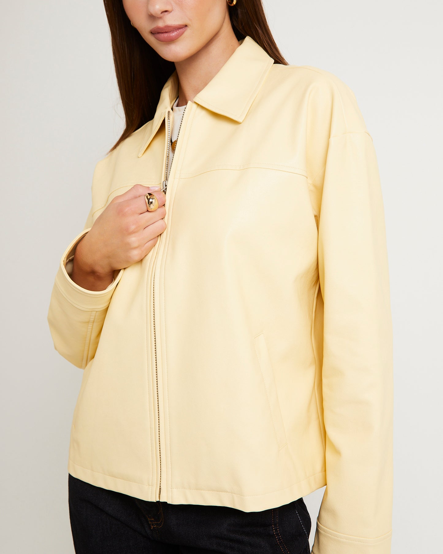 Clara Clean PU Jacket