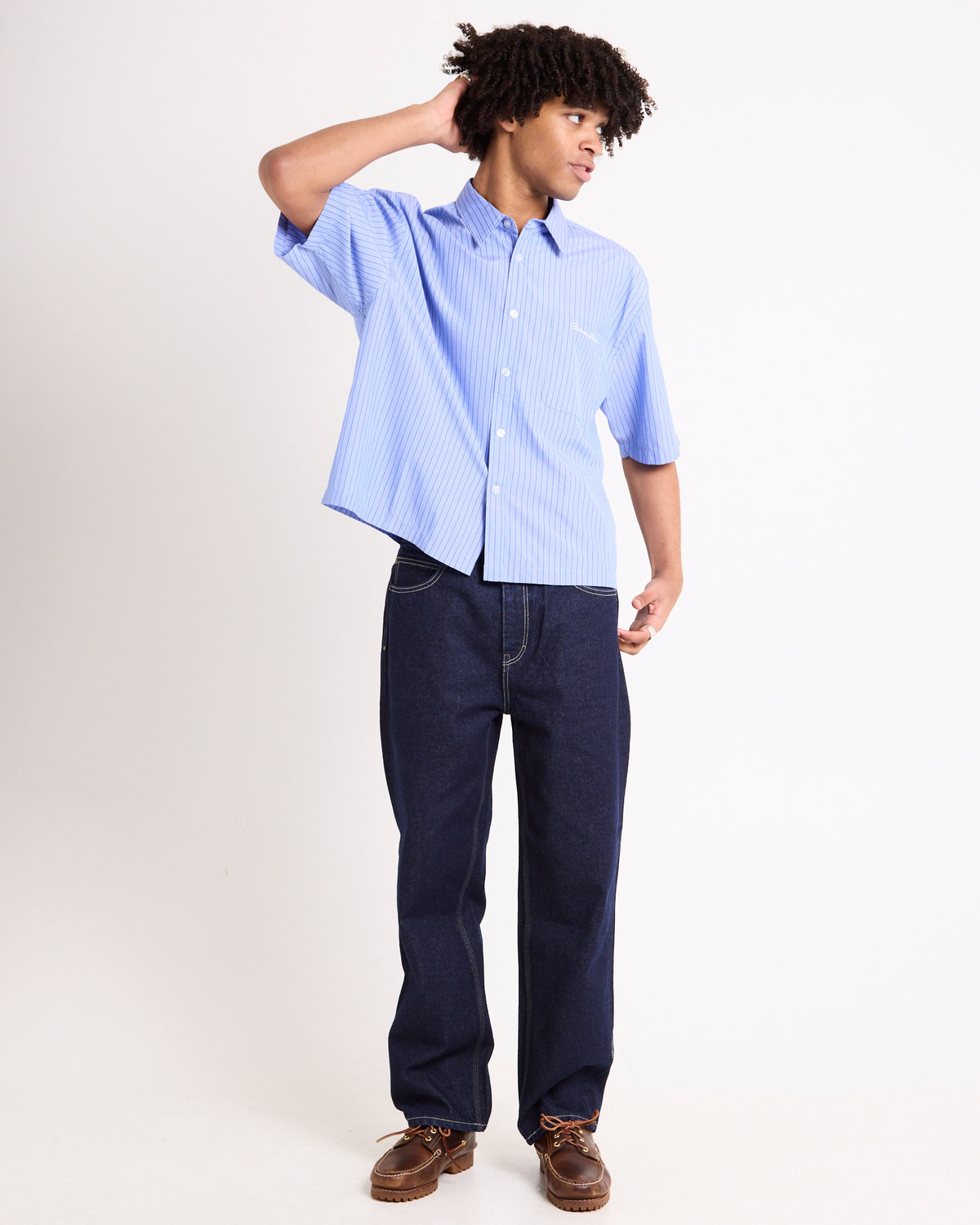 L-Four Baggy Denim Jeans RINSE INDIGO