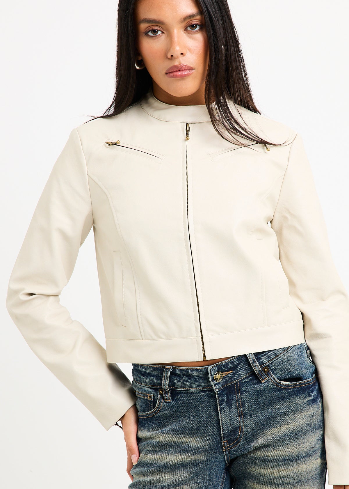 Jett Moto Jacket BONE