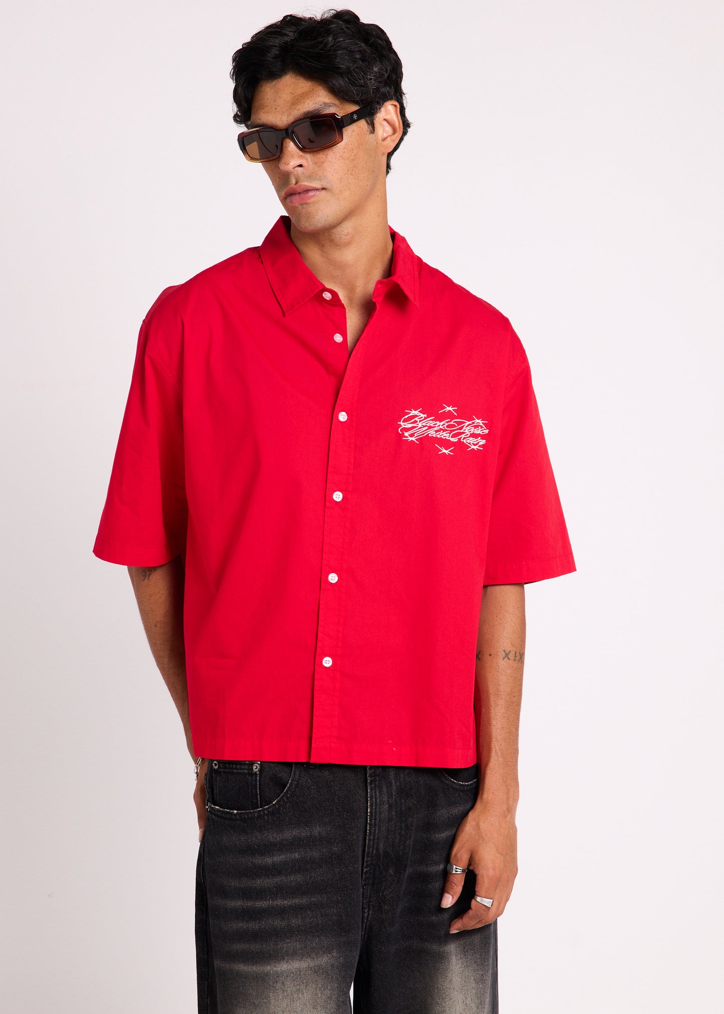 Script Short Sleeve Shirt