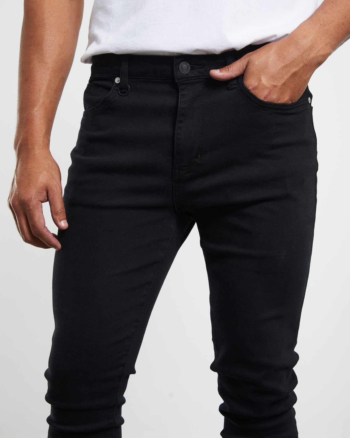 Rebel Skinny Jeans Eternal Black