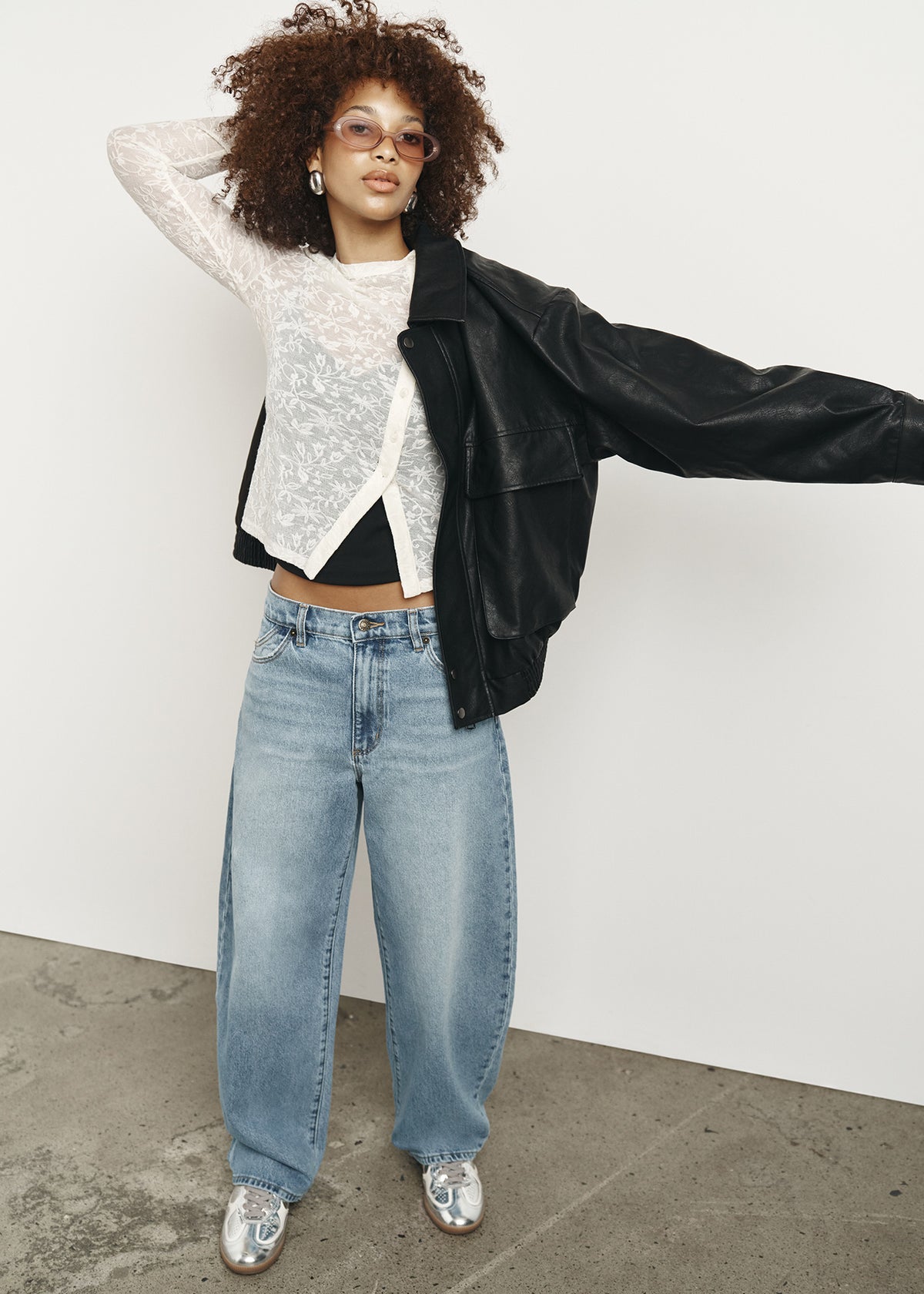 Gigi Barrel Denim Jeans BRAD BLUE