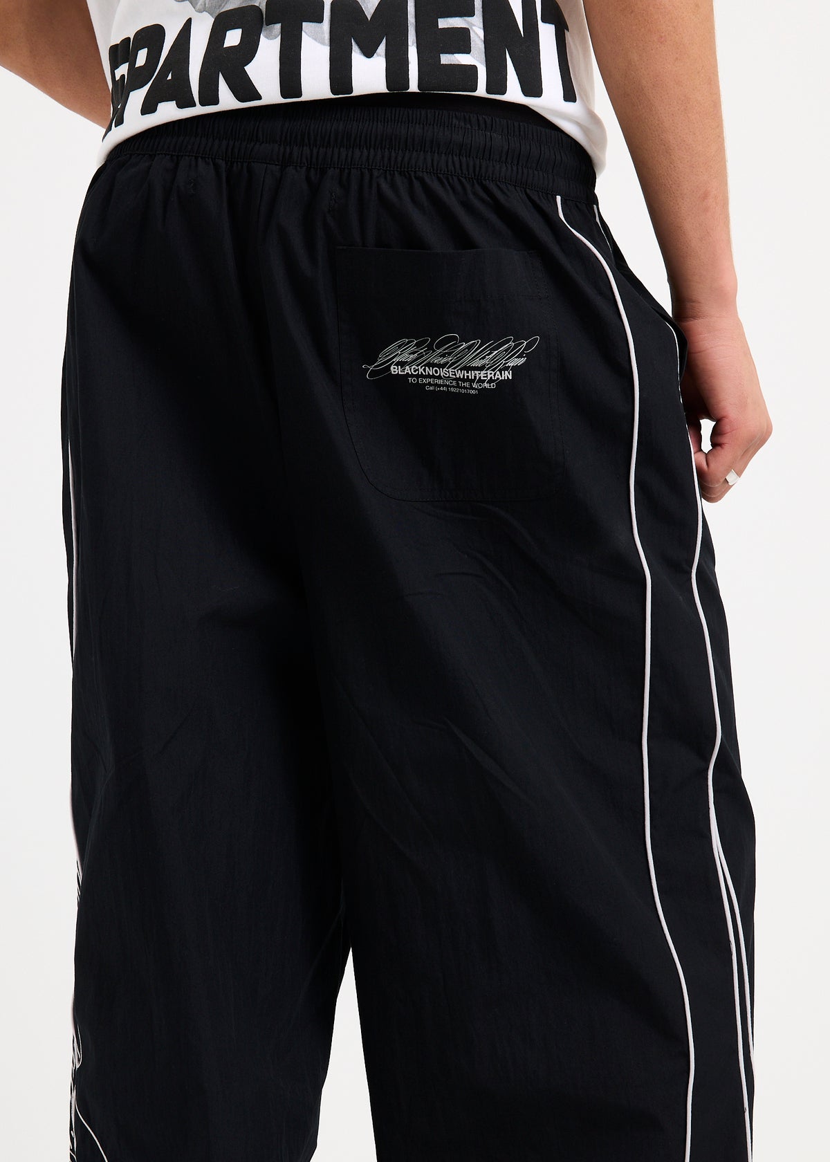 Charm Track Pants BLACK