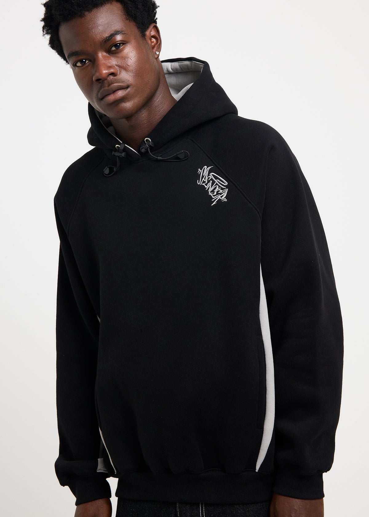 Tachini Hooded Jacket SILVER BLACK
