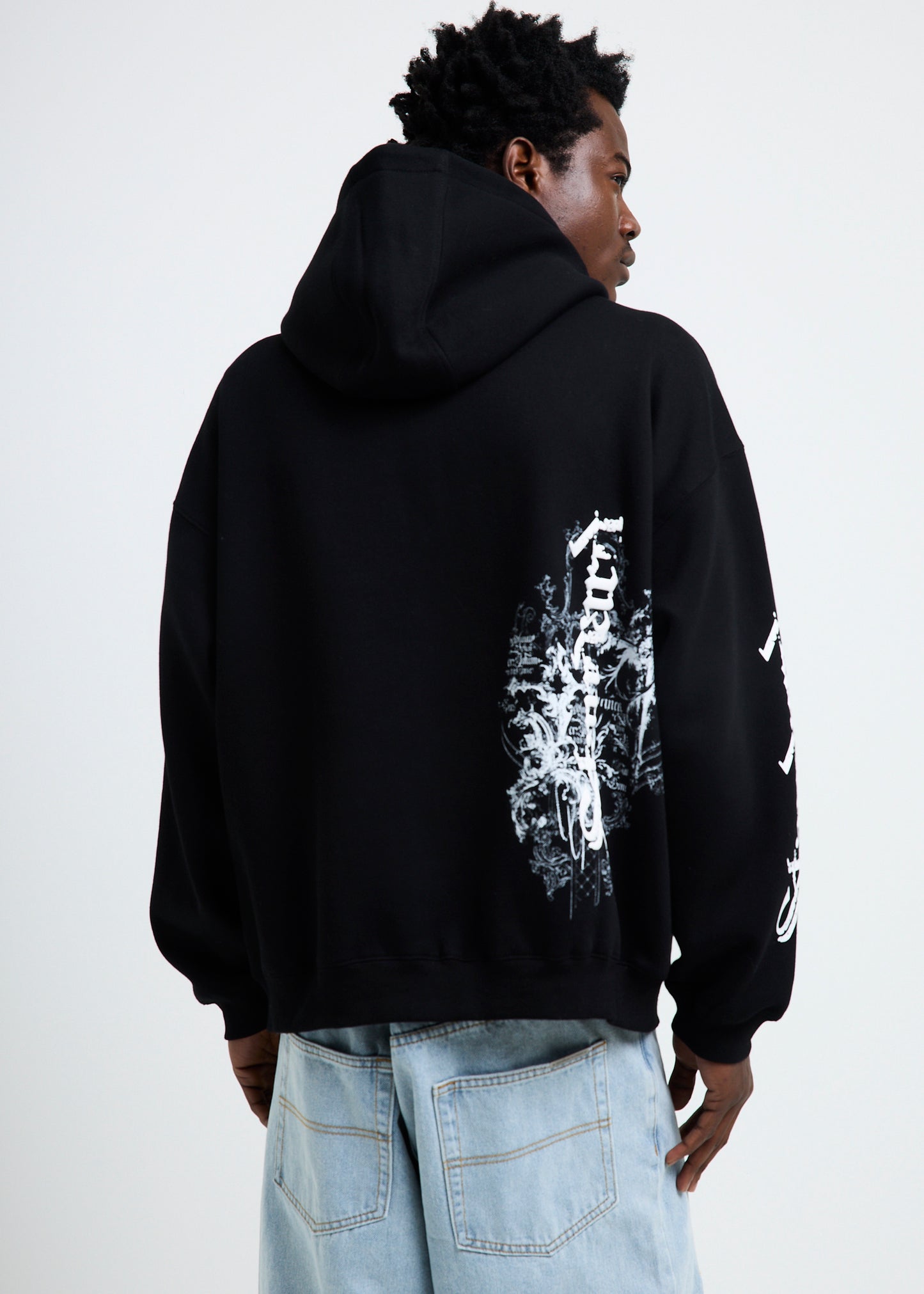 Crucifix Zip Hoodie