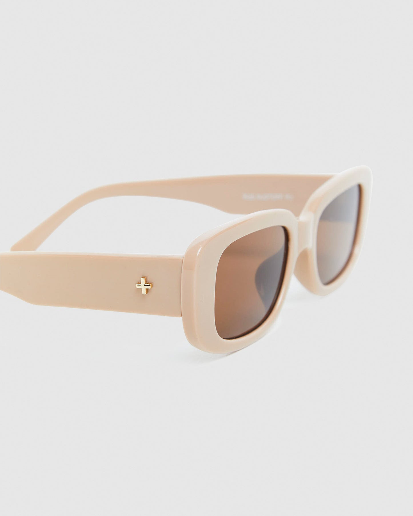 Rue Sunglasses Nude/Coffee