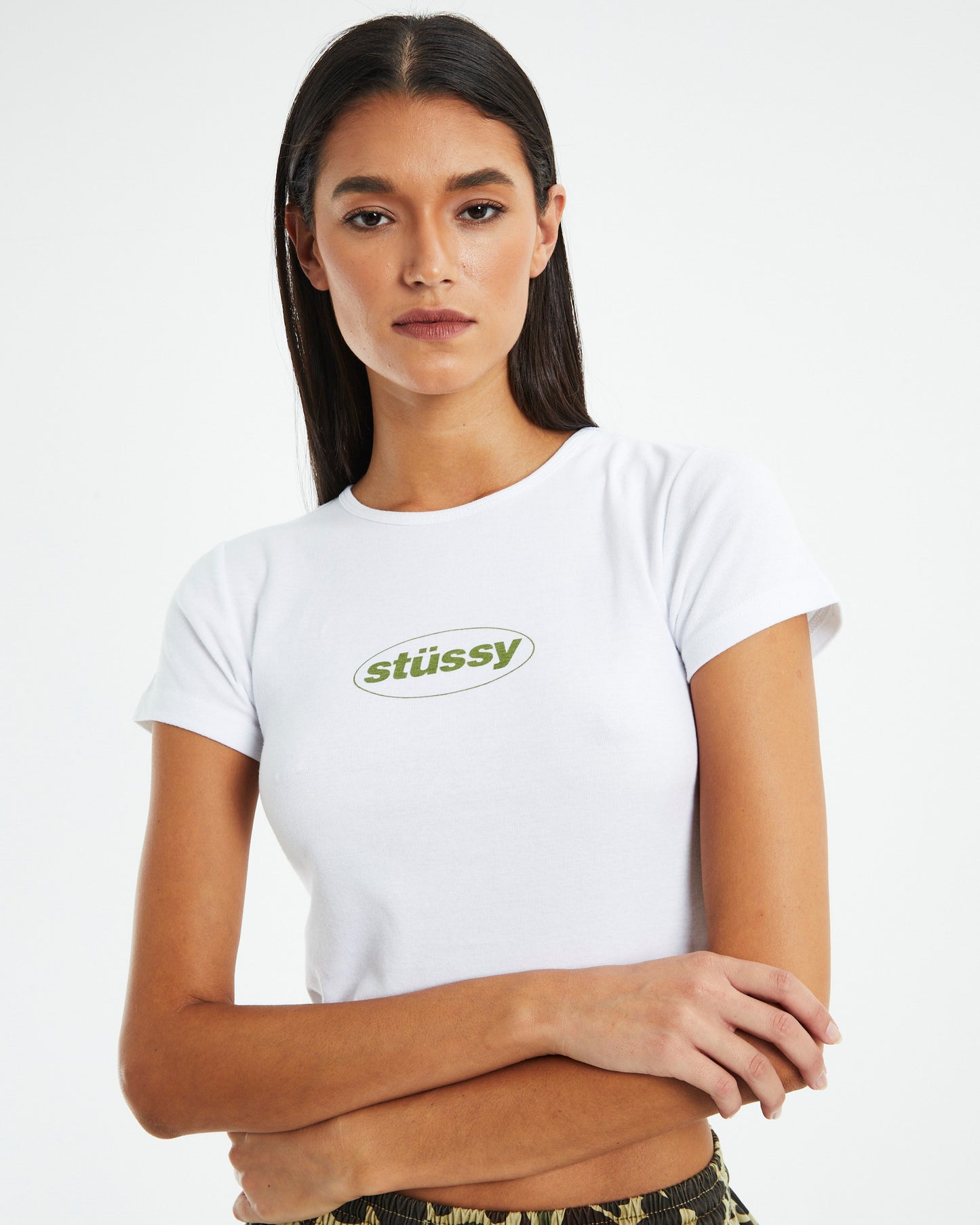 Soul Rib Tee White Moss