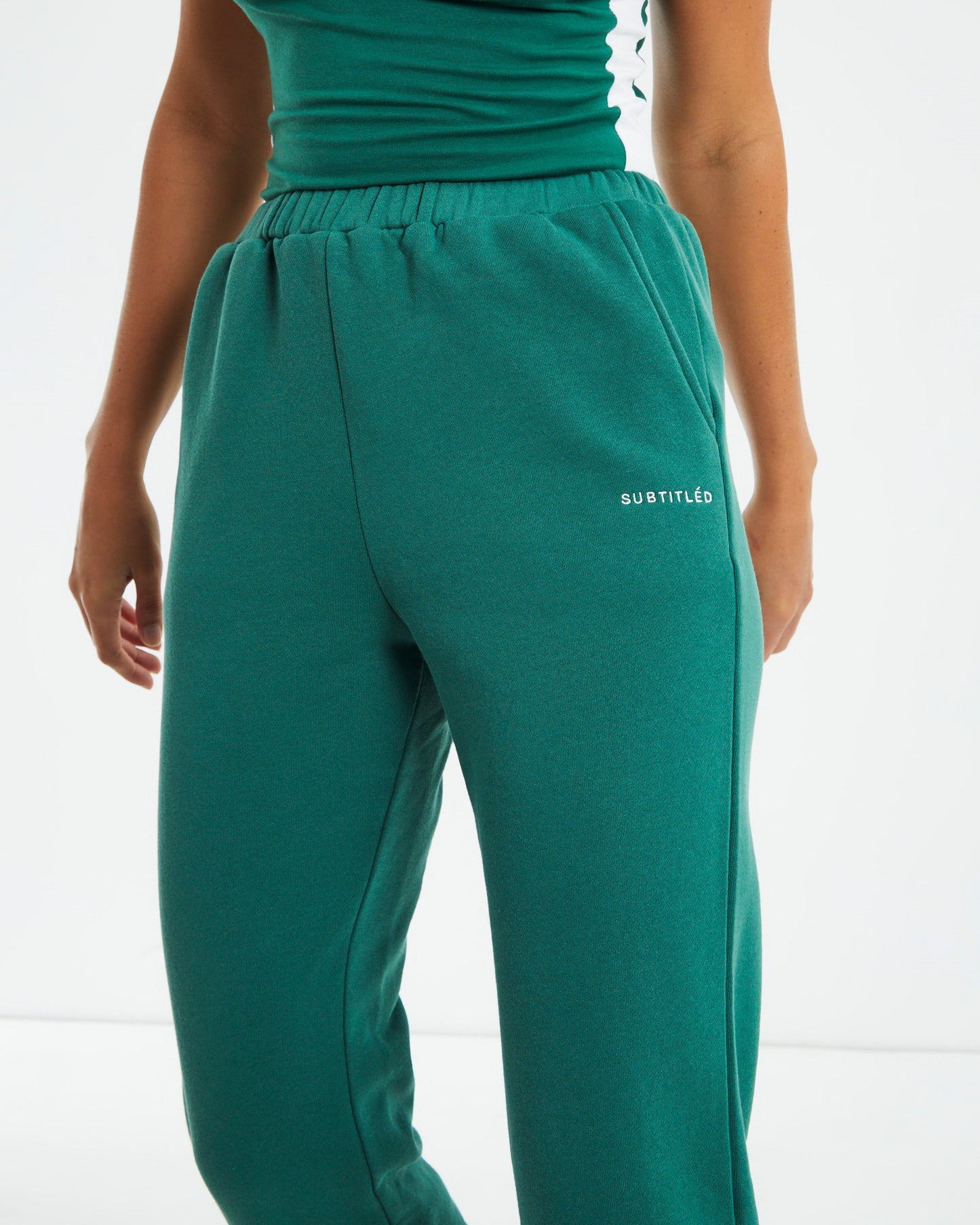 Subtitled Trackpants Forest Green