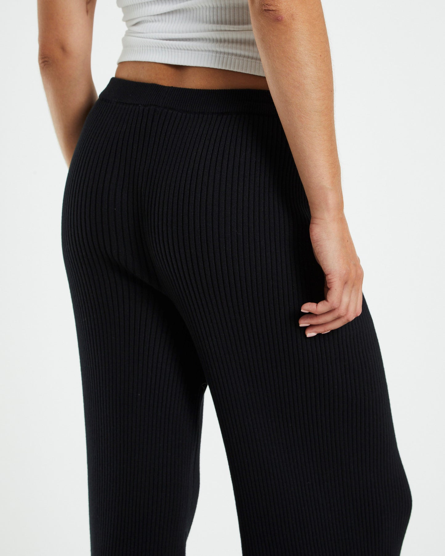 Kiah Knit Pants Black