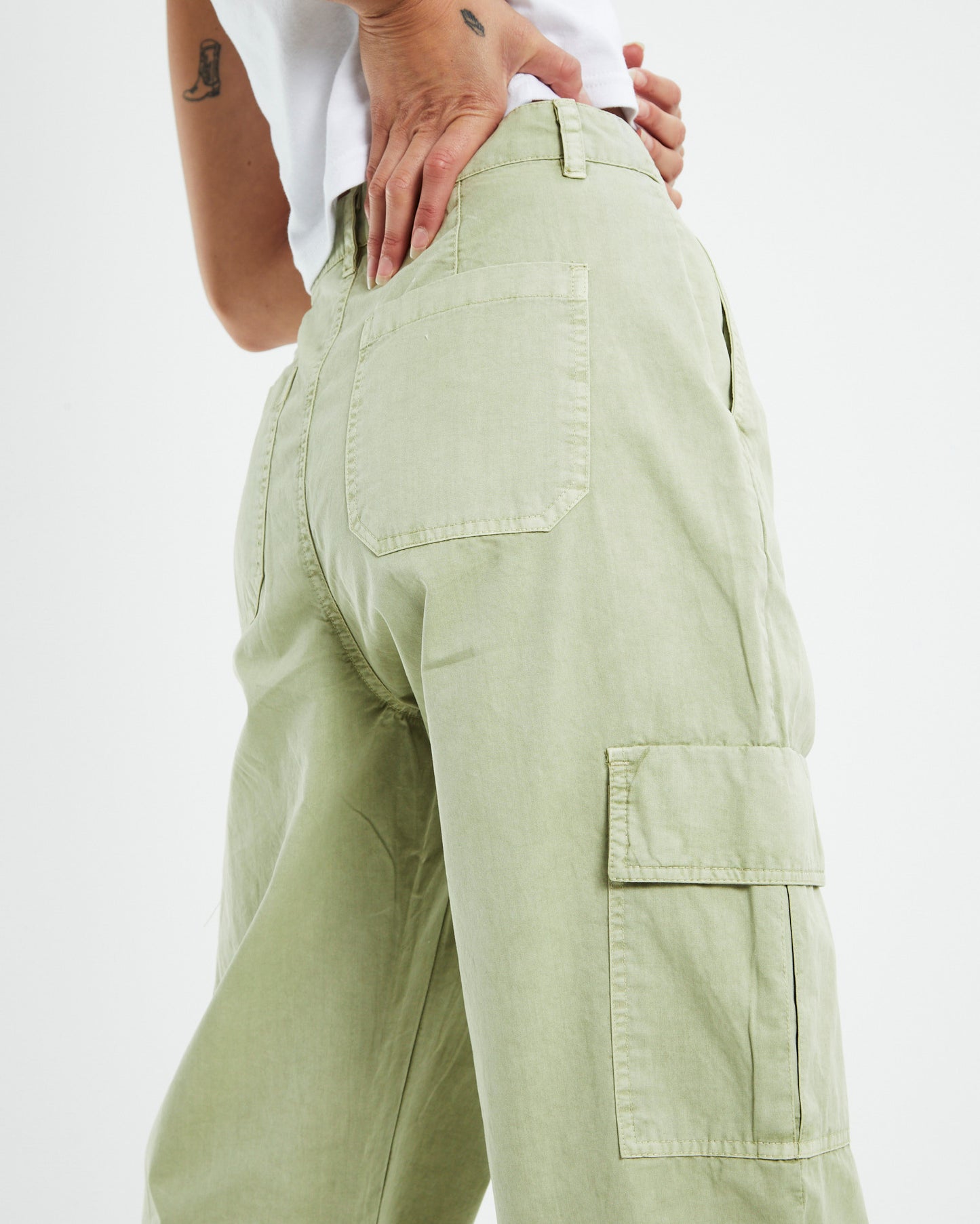 Frankie Cargo Pants Moss Green