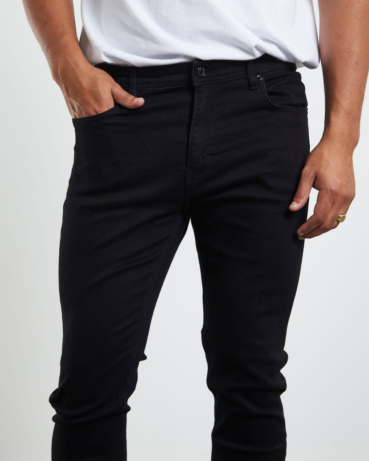 Z-Two Slim Denim Jeans Prime BLACK