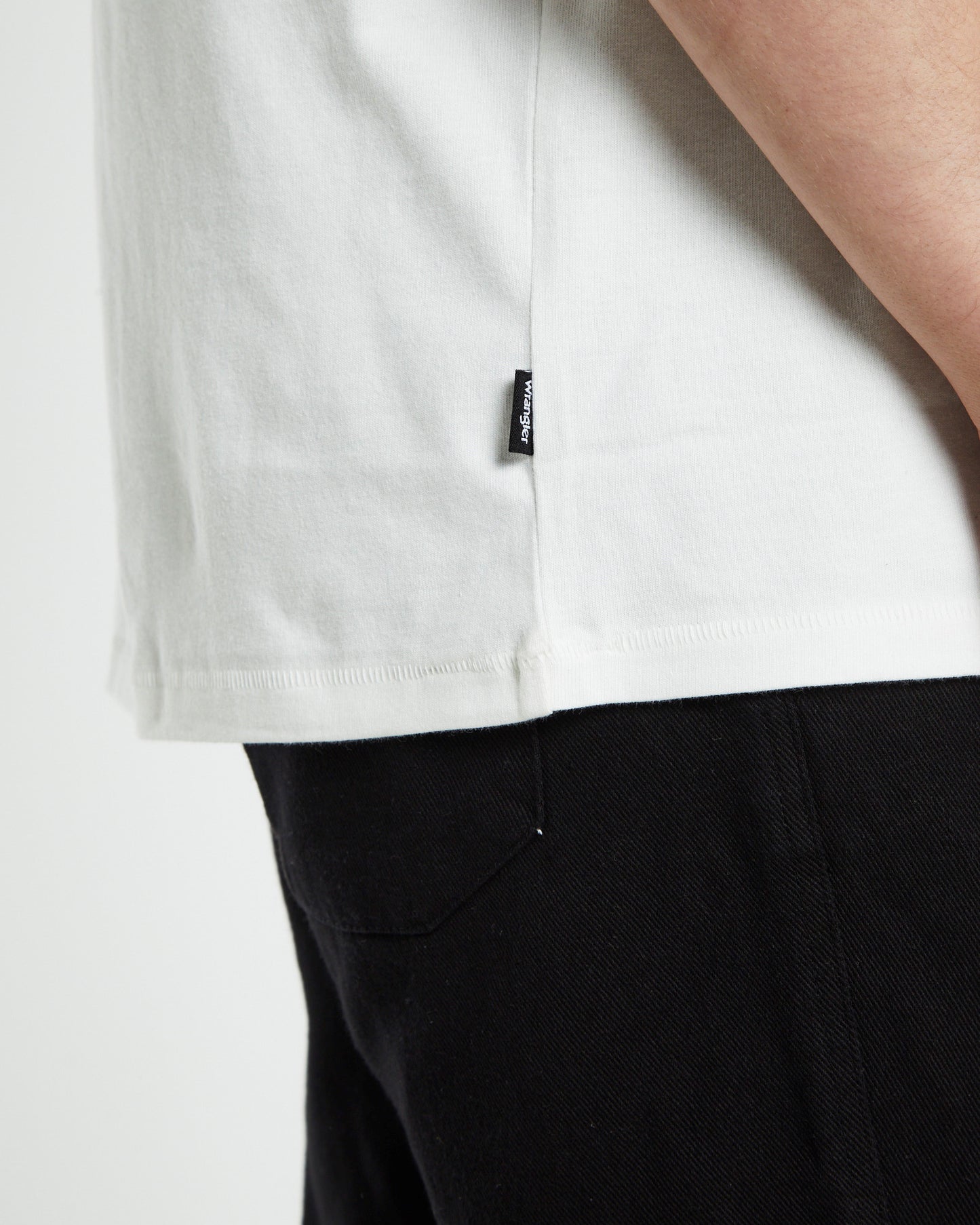Tripped Baggy Tee Vintage White