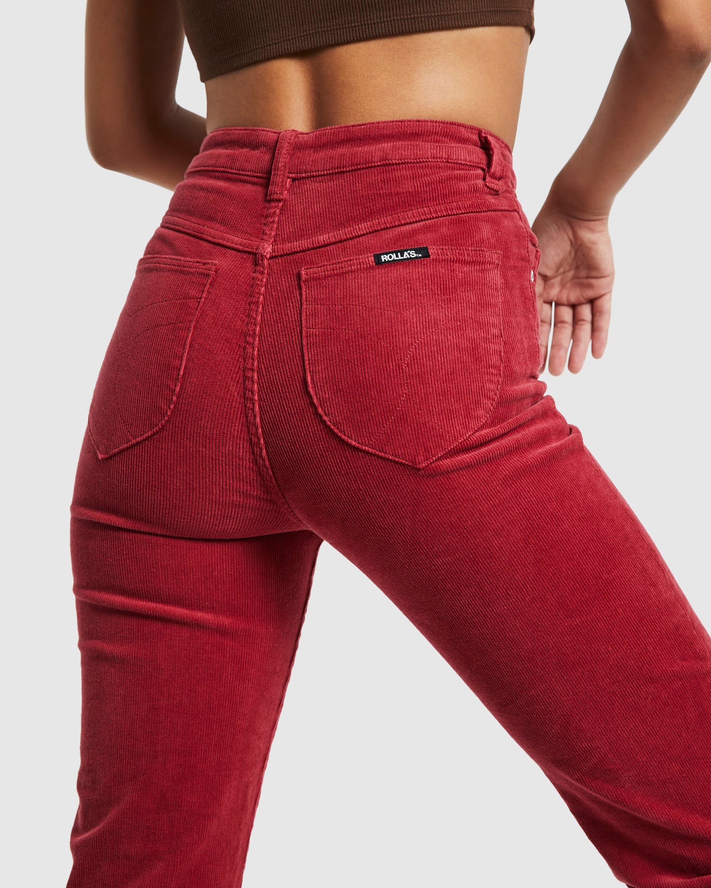 Dusters Bootcut Jeans Ruby Cord Red