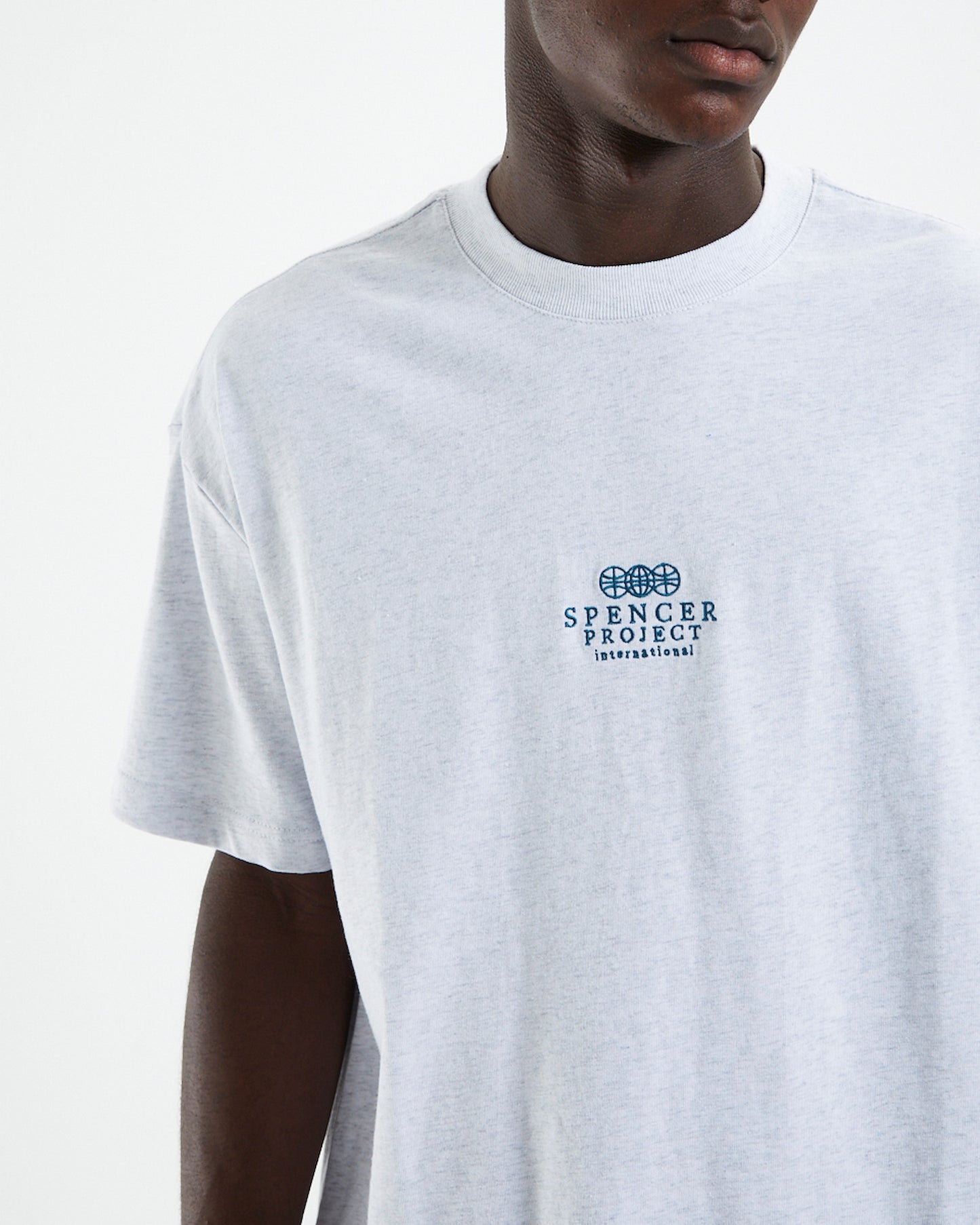 Court Short Sleeve T-Shirt Frost Marle Grey