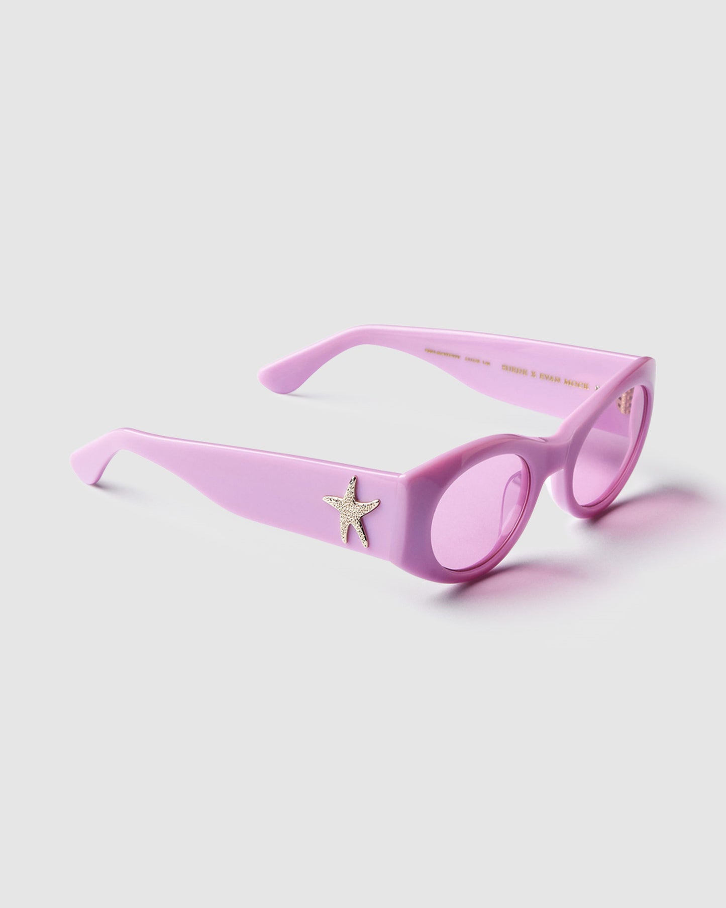 Evan Mock X Suede Sunglasses Mauve Polished/Velvet