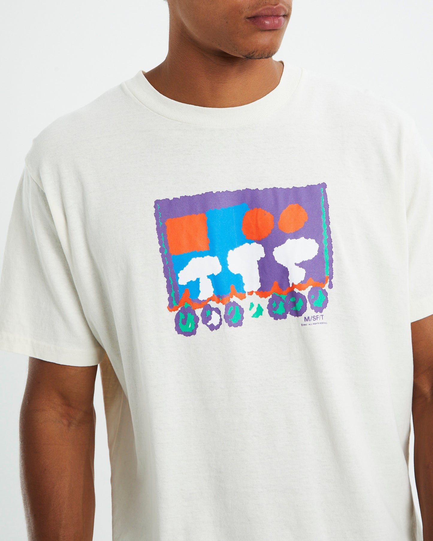 Highest Gander 50/50 Short Sleeve T-Shirt Thrift White