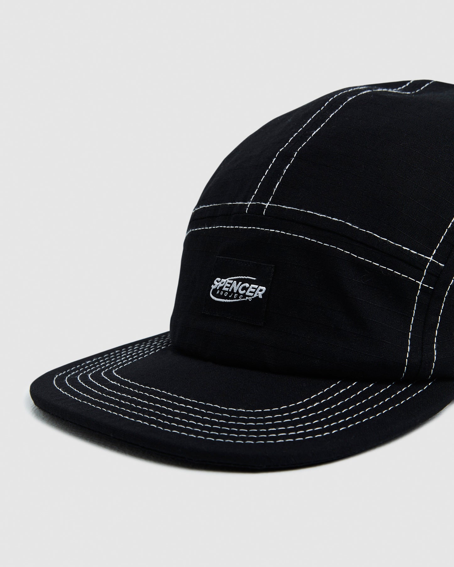 Contrast Stitch 5 Panel Cap