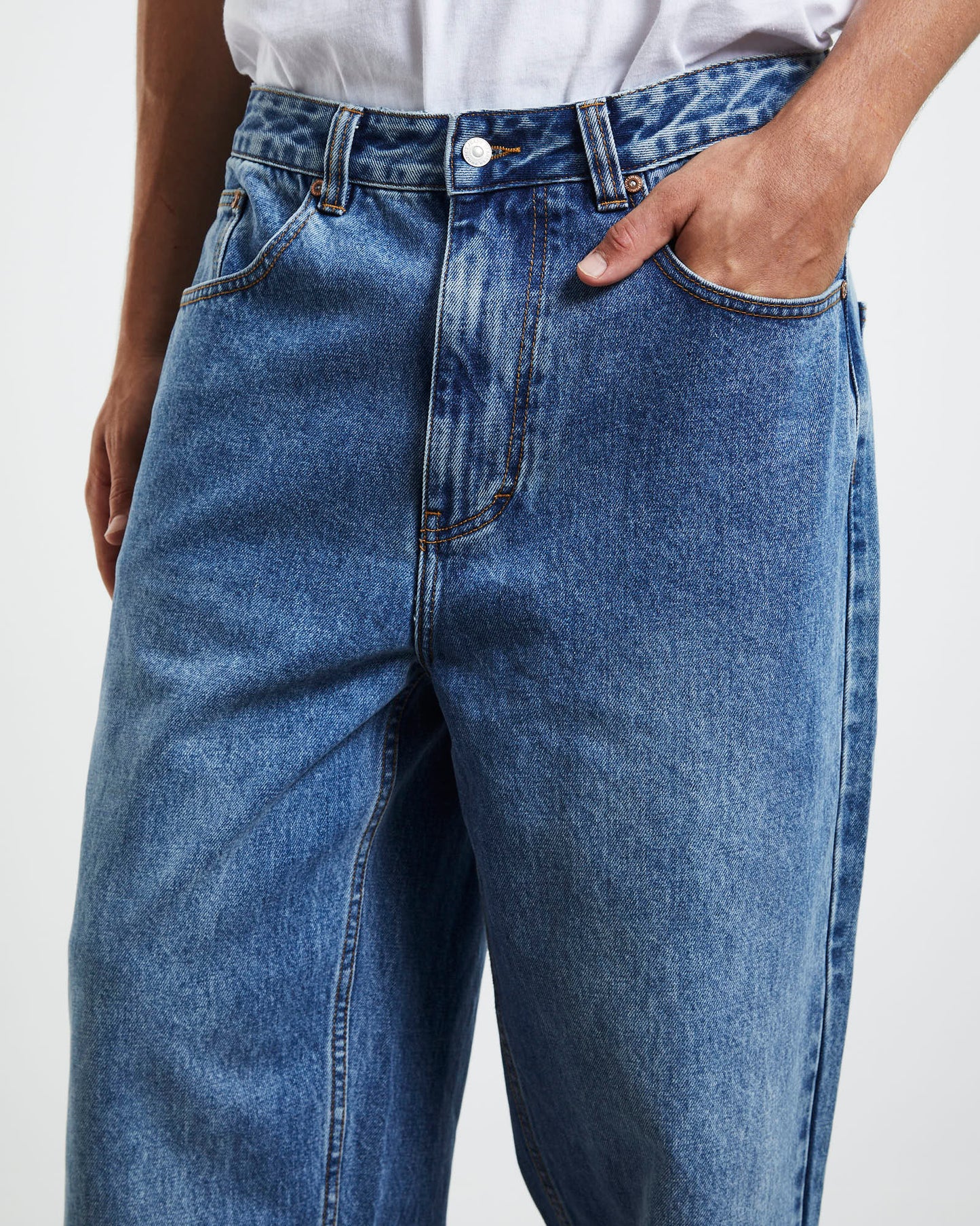 Wide Boy Jeans Salty Blue