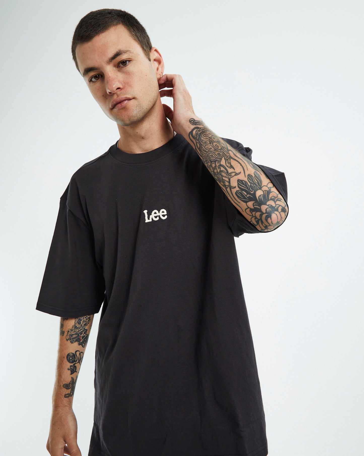 Altos Baggy Short Sleeve T-Shirt Worn Black